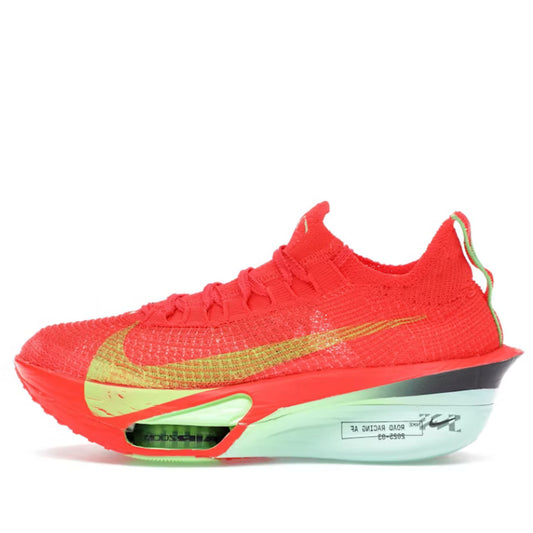 FD8315 600 Nike Air Zoom Alphafly Next% 3 Bright Crimson Lime Blast (Women's) [NO BOX]