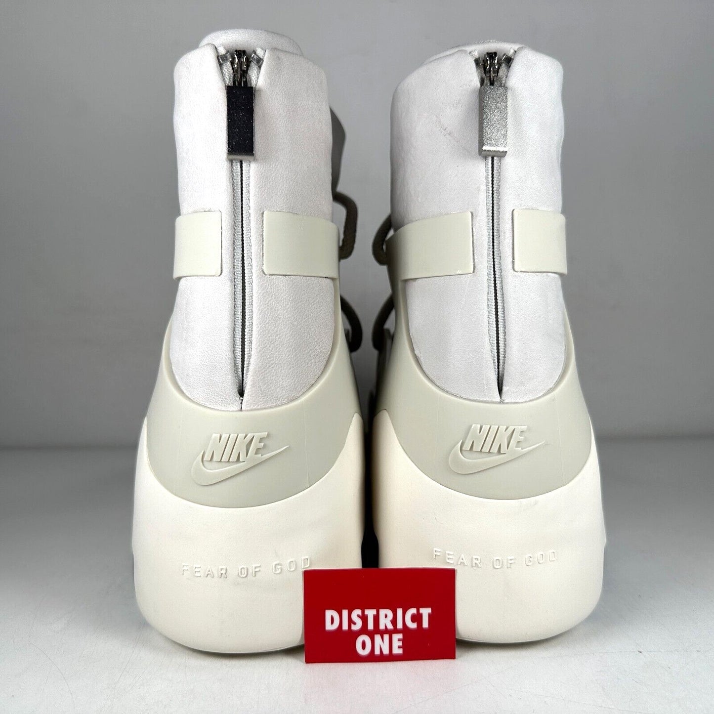 AR4237 002 Nike Air Fear Of God 1 Light Bone [USED] - 10.5 M (Used)