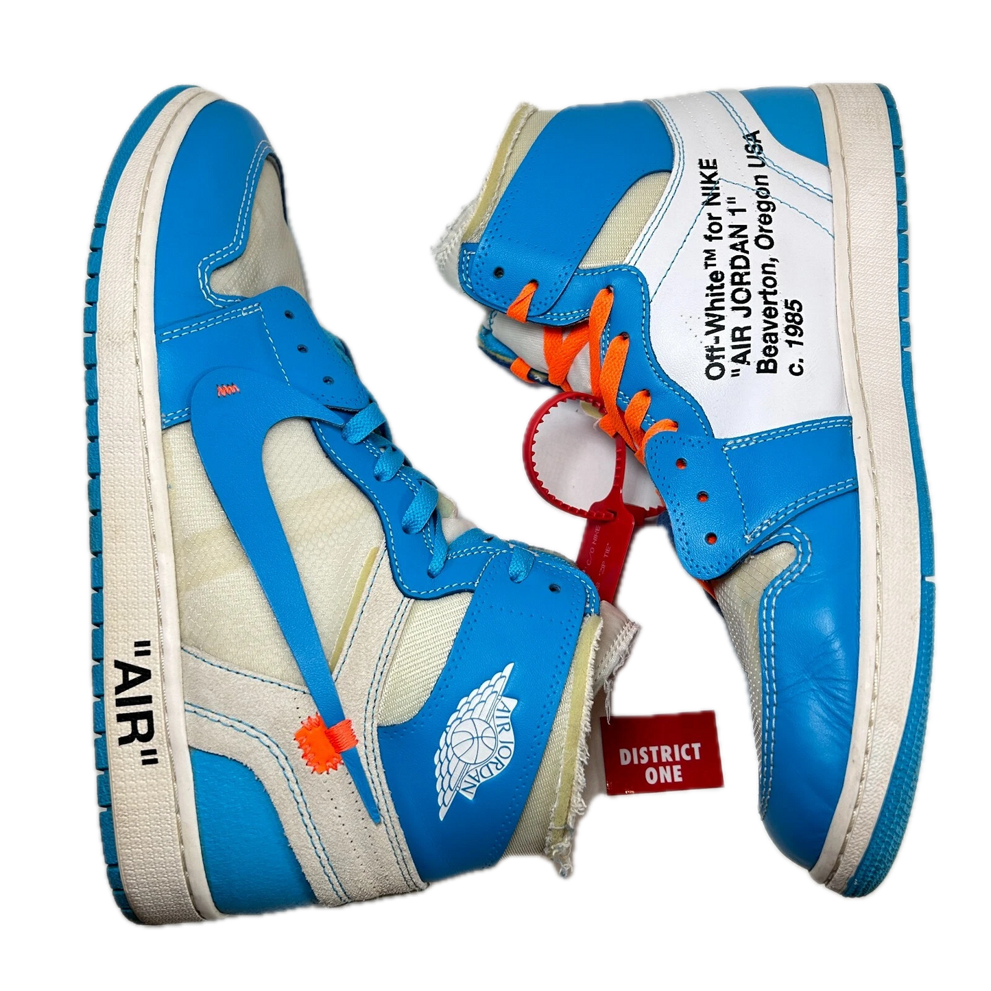 AQ0818 148 Jordan 1 Retro High Off-White UNC [USED] - 14 M (Used)