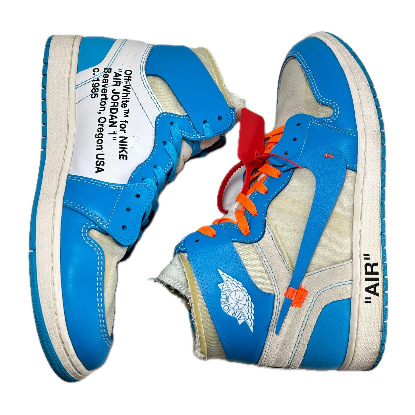 AQ0818 148 Jordan 1 Retro High Off-White UNC [USED] - 14 M (Used)