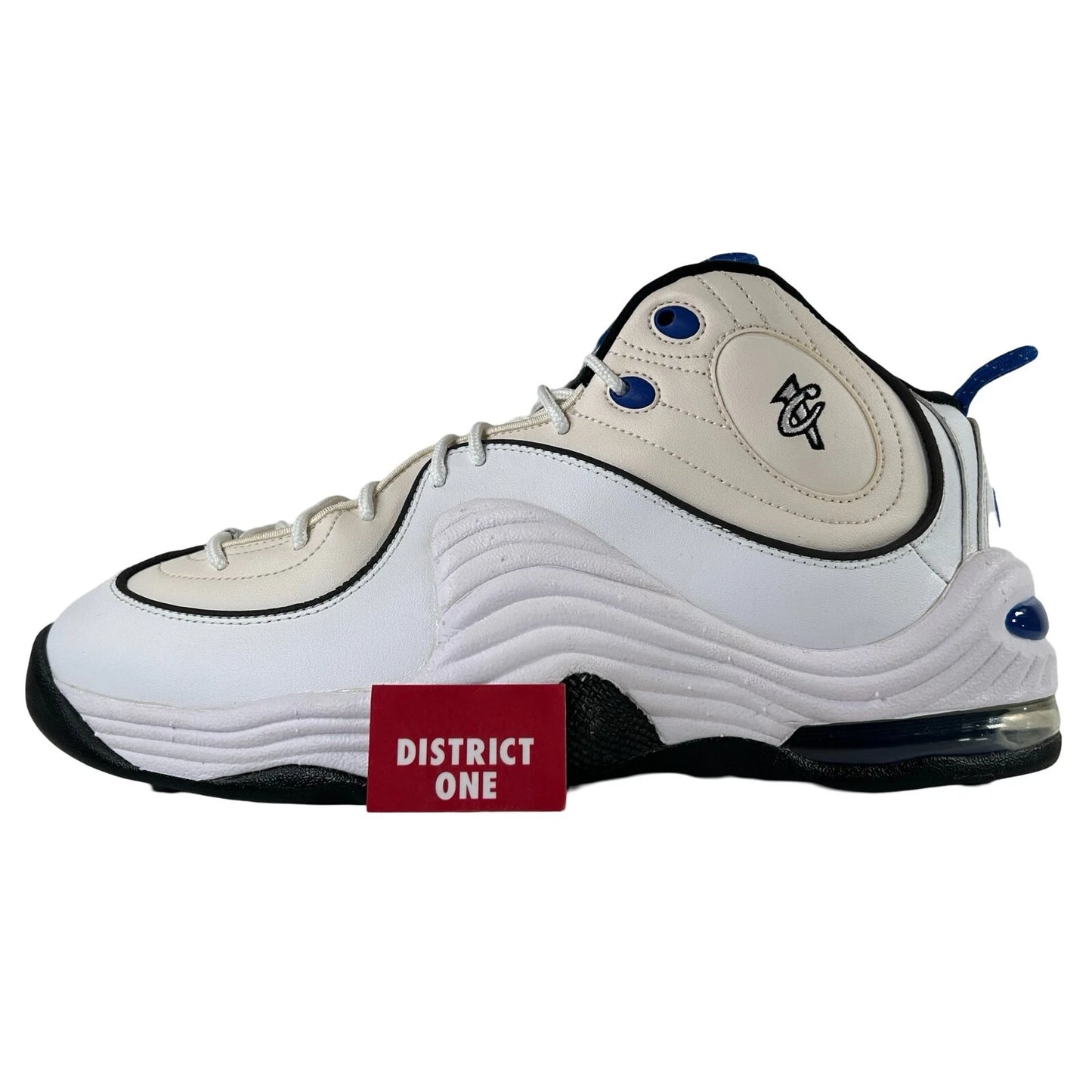 333886 100 Nike Air Penny II White Royal (2016) - 11 M (Uppers Yellowing) (No Box)