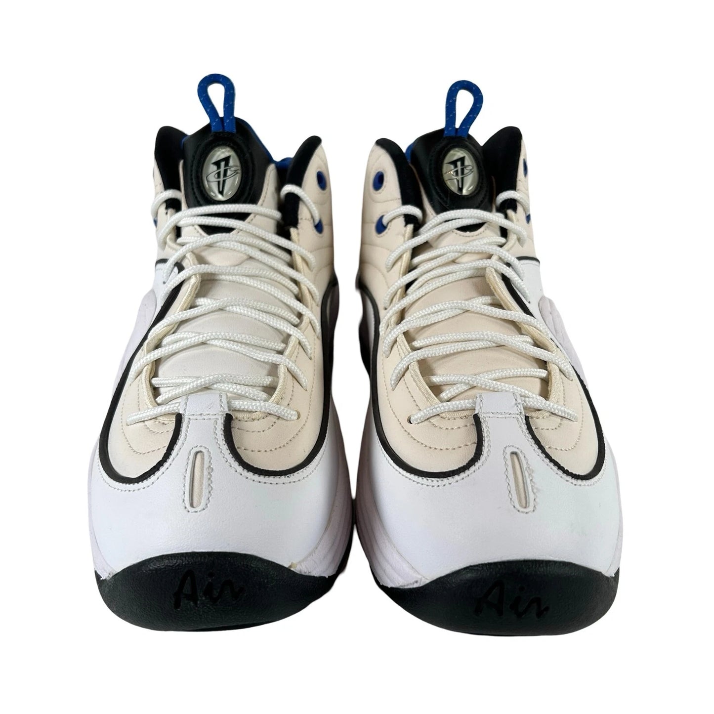 333886 100 Nike Air Penny II White Royal (2016) - 11 M (Uppers Yellowing) (No Box)