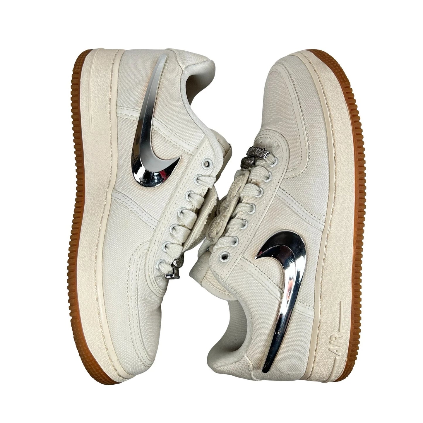 AQ4211 101 Nike Air Force 1 Low Travis Scott Sail [USED] - 8.5 M (Used)