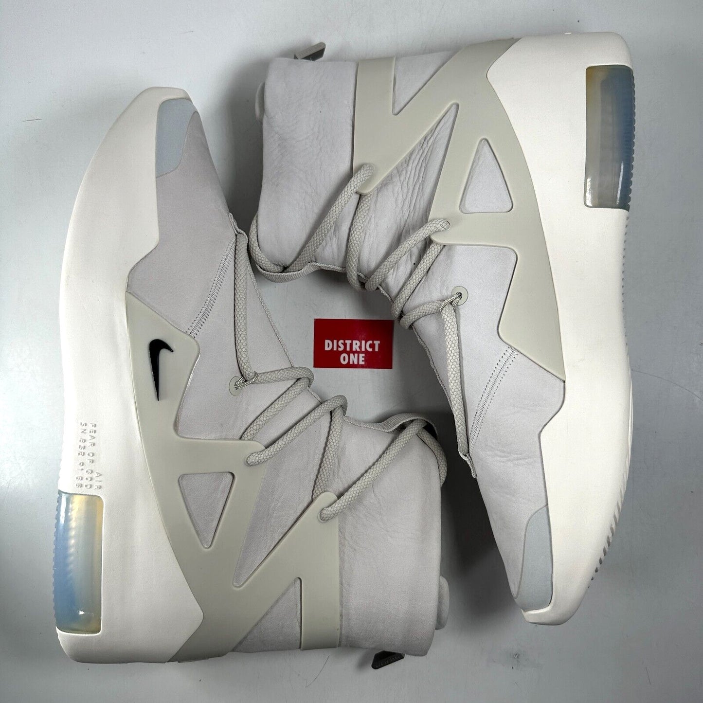 AR4237 002 Nike Air Fear Of God 1 Light Bone [USED] - 10.5 M (Used)