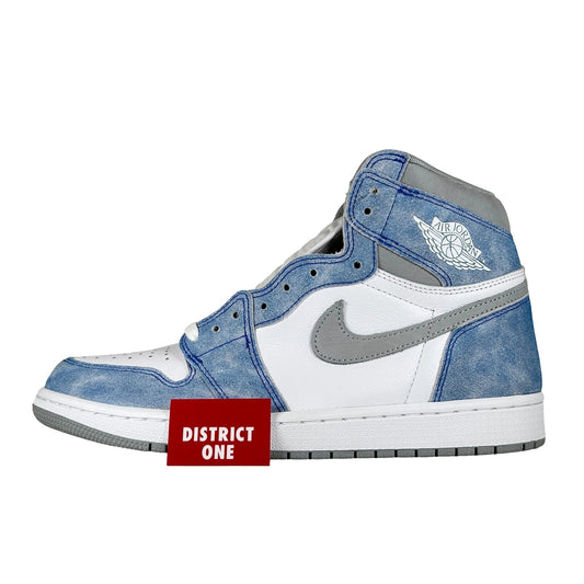 555088 402 Jordan 1 Retro High Hyper Royal Smoke Grey - 10 M (Mark on Left Toebox)