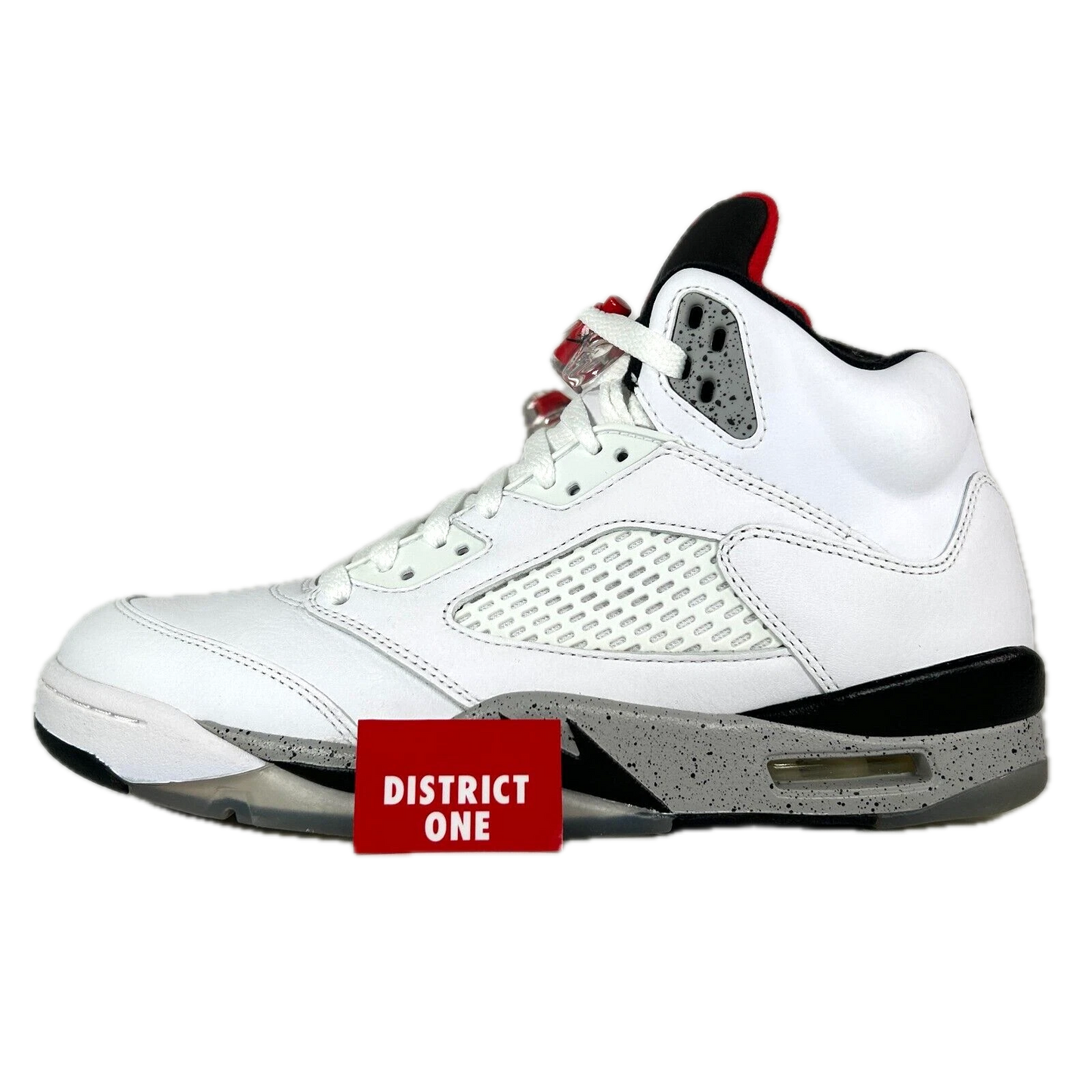 136027 104 Jordan 5 Retro White Cement [CONDITIONAL] - 9.5 M (Yellowing)