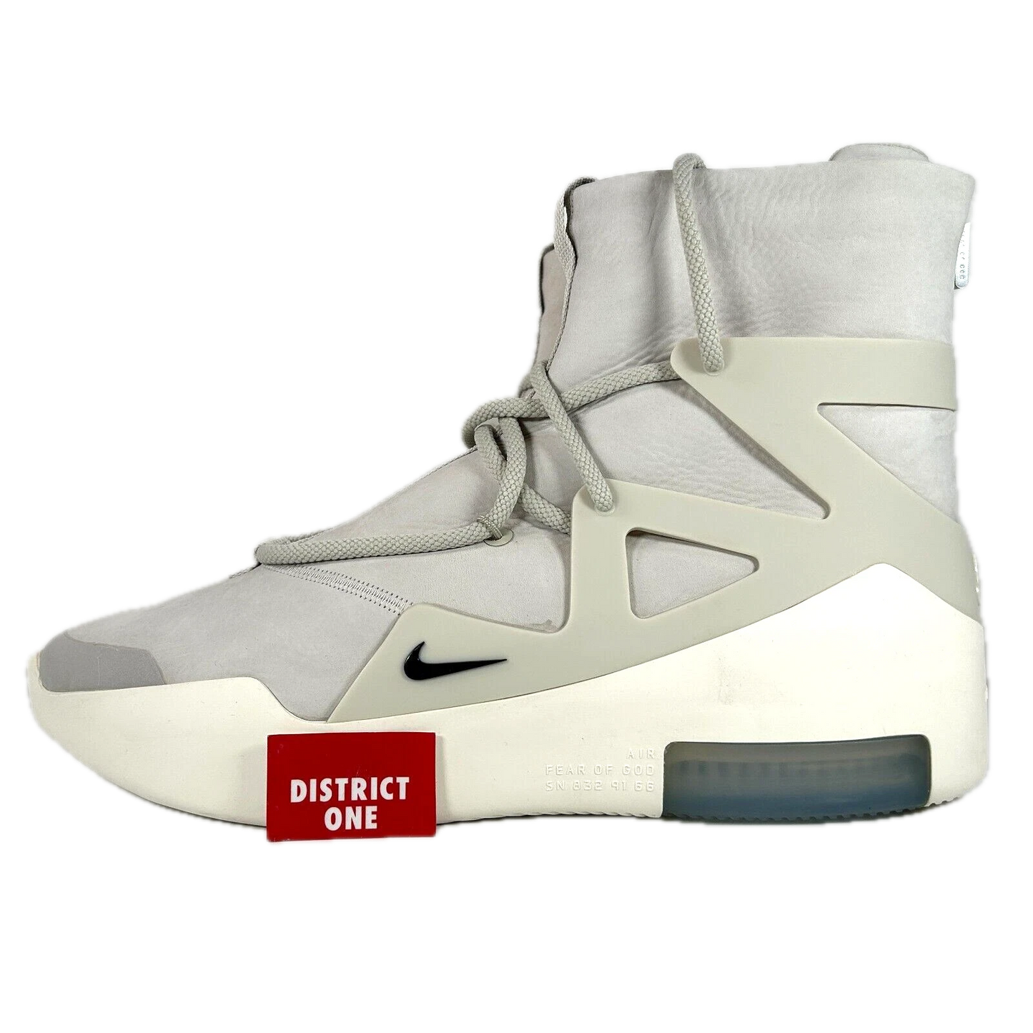 AR4237 002 Nike Air Fear Of God 1 Light Bone [USED] - 13 M (VNDS)