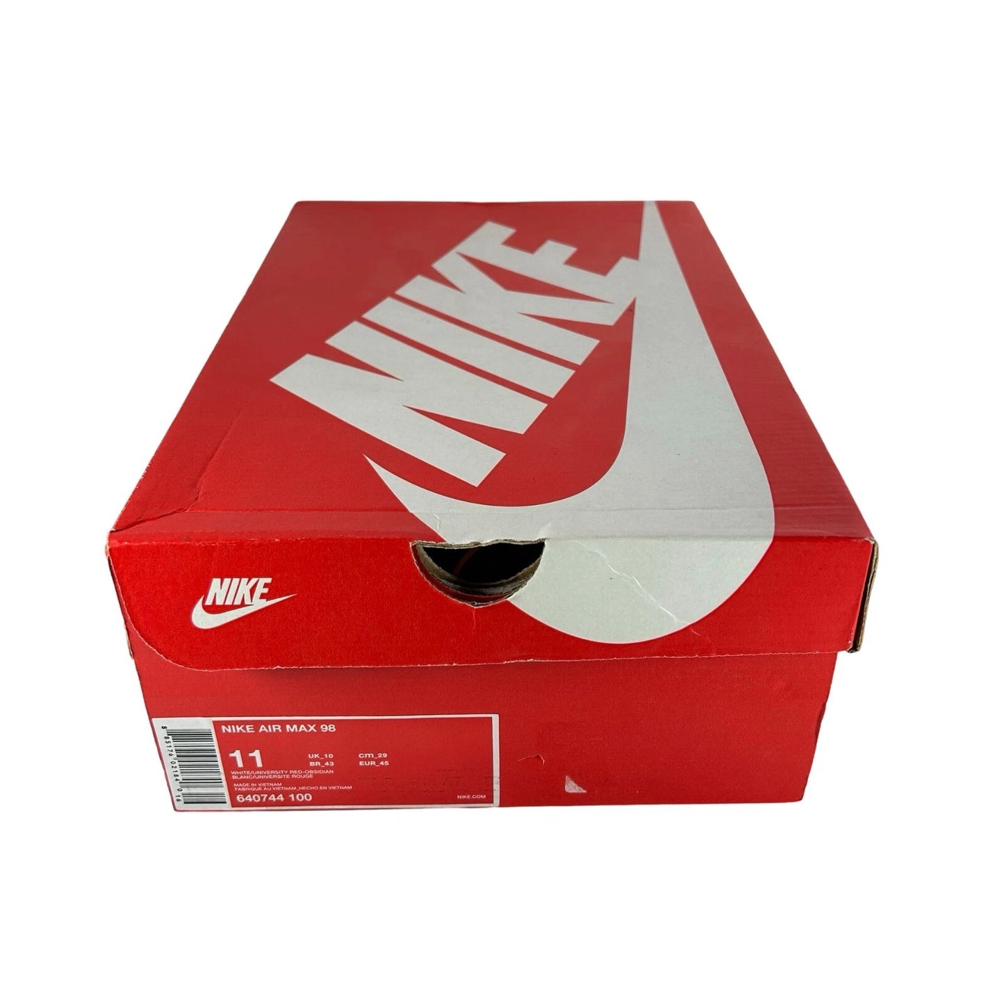 640744 100 Nike Air Max 98 Gundam (2018) - 11 M (Midsoles Yellowing)