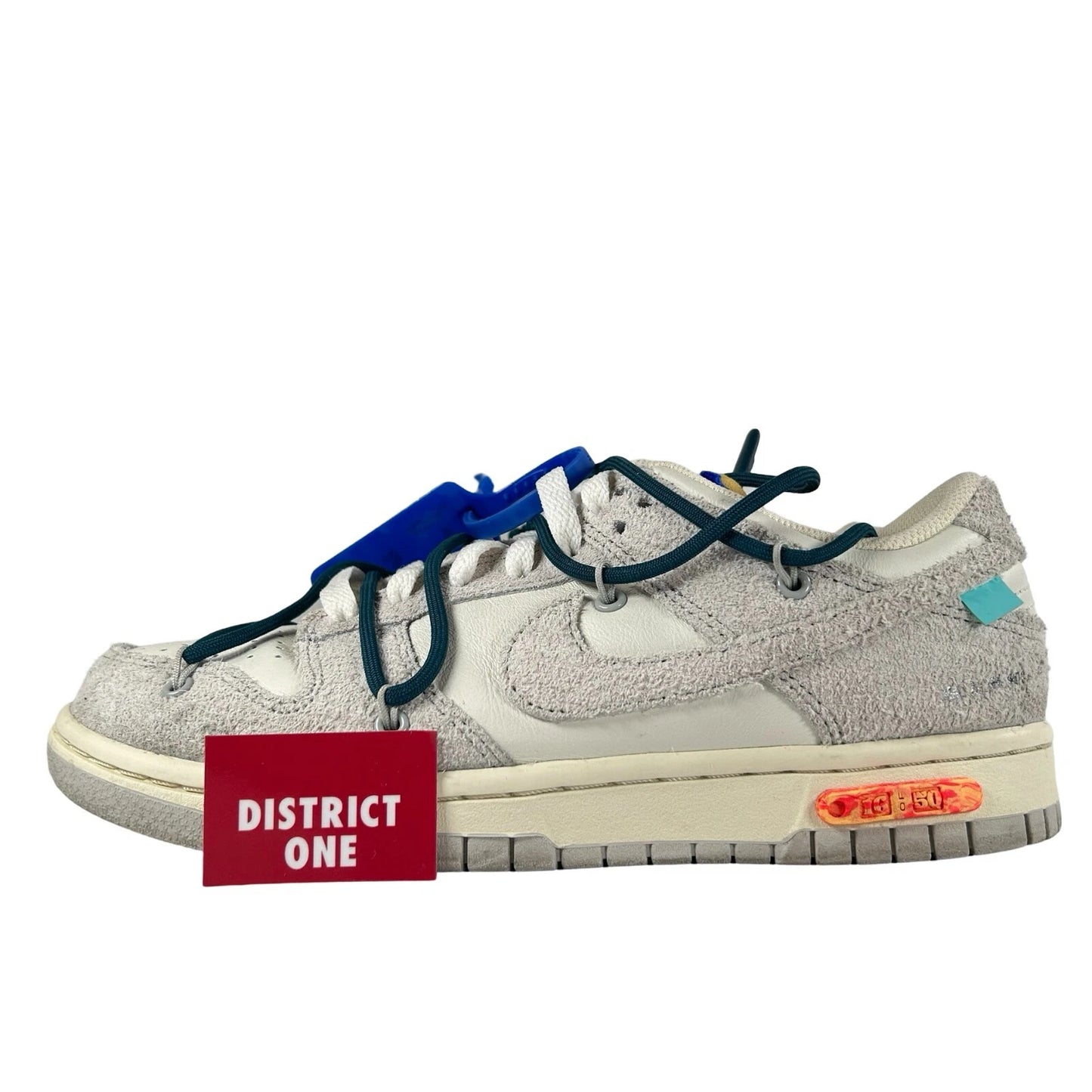 DJ0950 111 Nike Dunk Low Off-White Lot 16 [USED] - 6 M (Used)