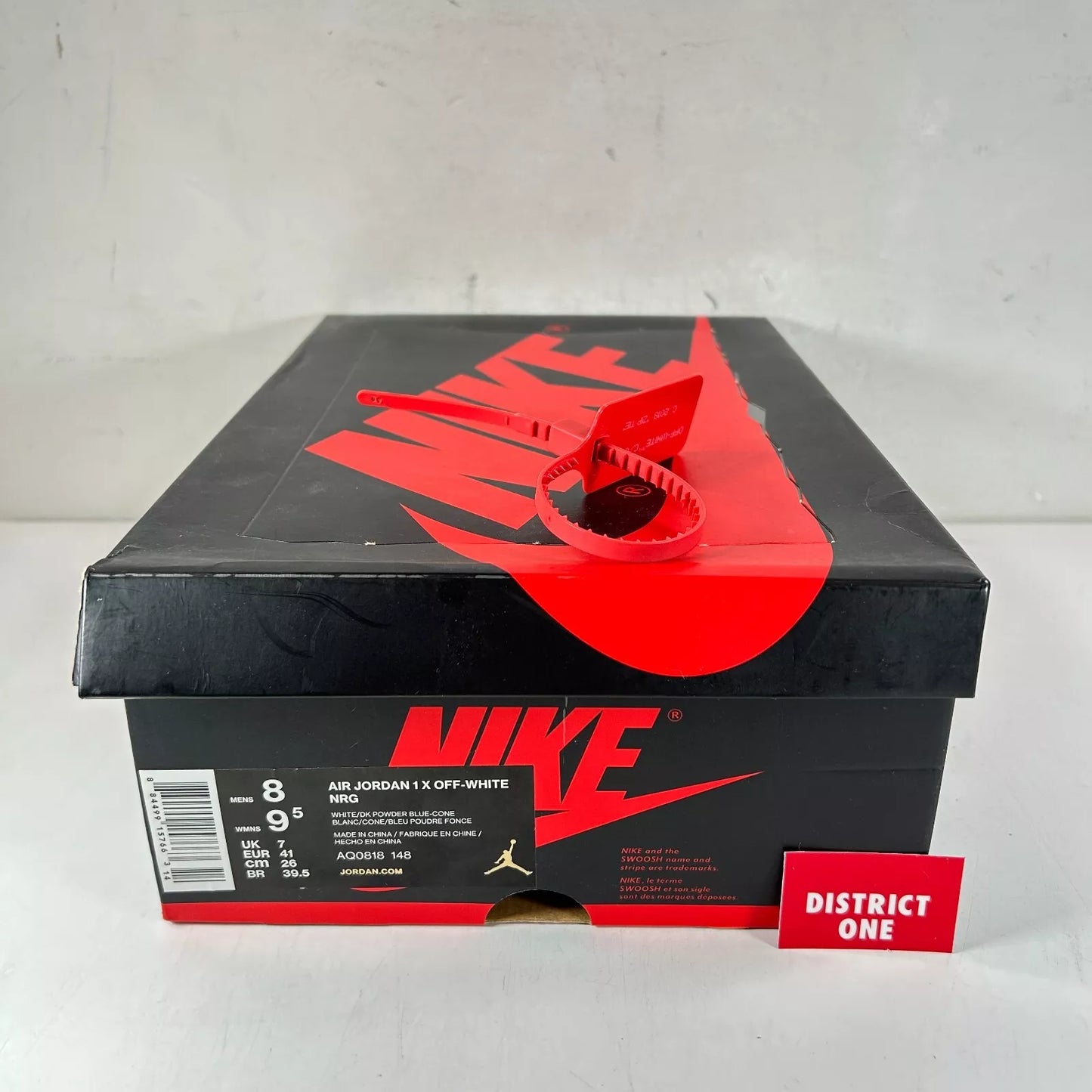 AQ0818 148 Jordan 1 Retro High Off-White UNC [USED] - 8 M (Used2)