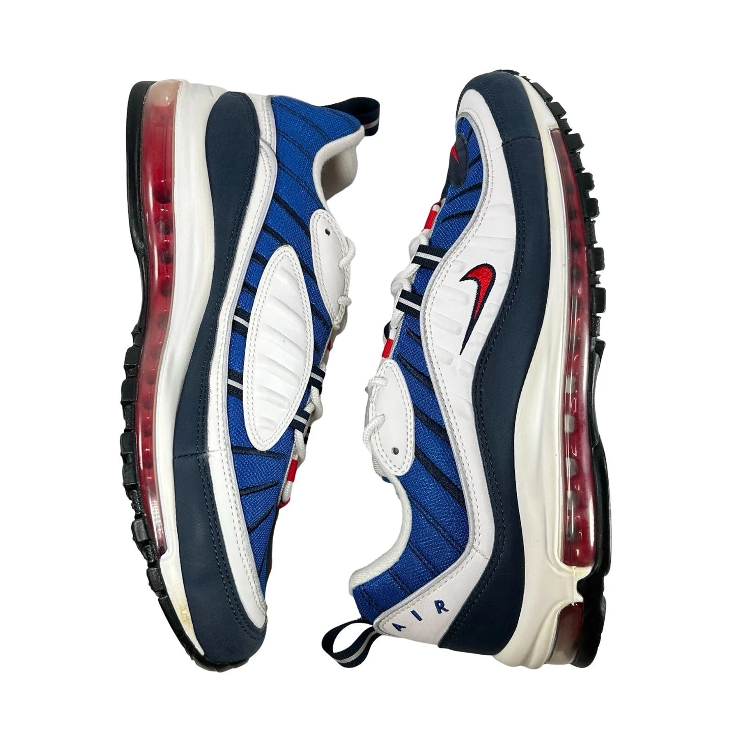 640744 100 Nike Air Max 98 Gundam (2018) - 11 M (Midsoles Yellowing)