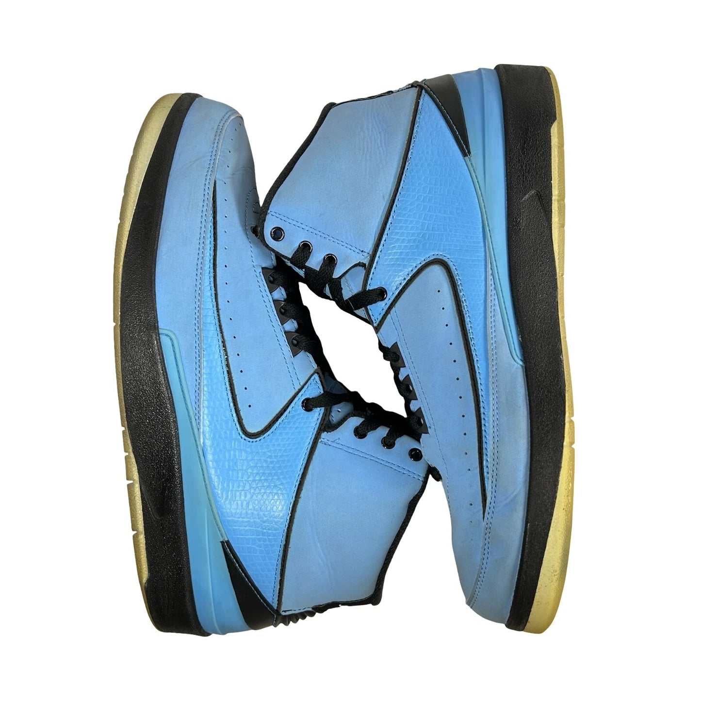 395709 401 Air Jordan 2 Retro QF University Blue Black (2010) [USED] - 10.5 M (Used)
