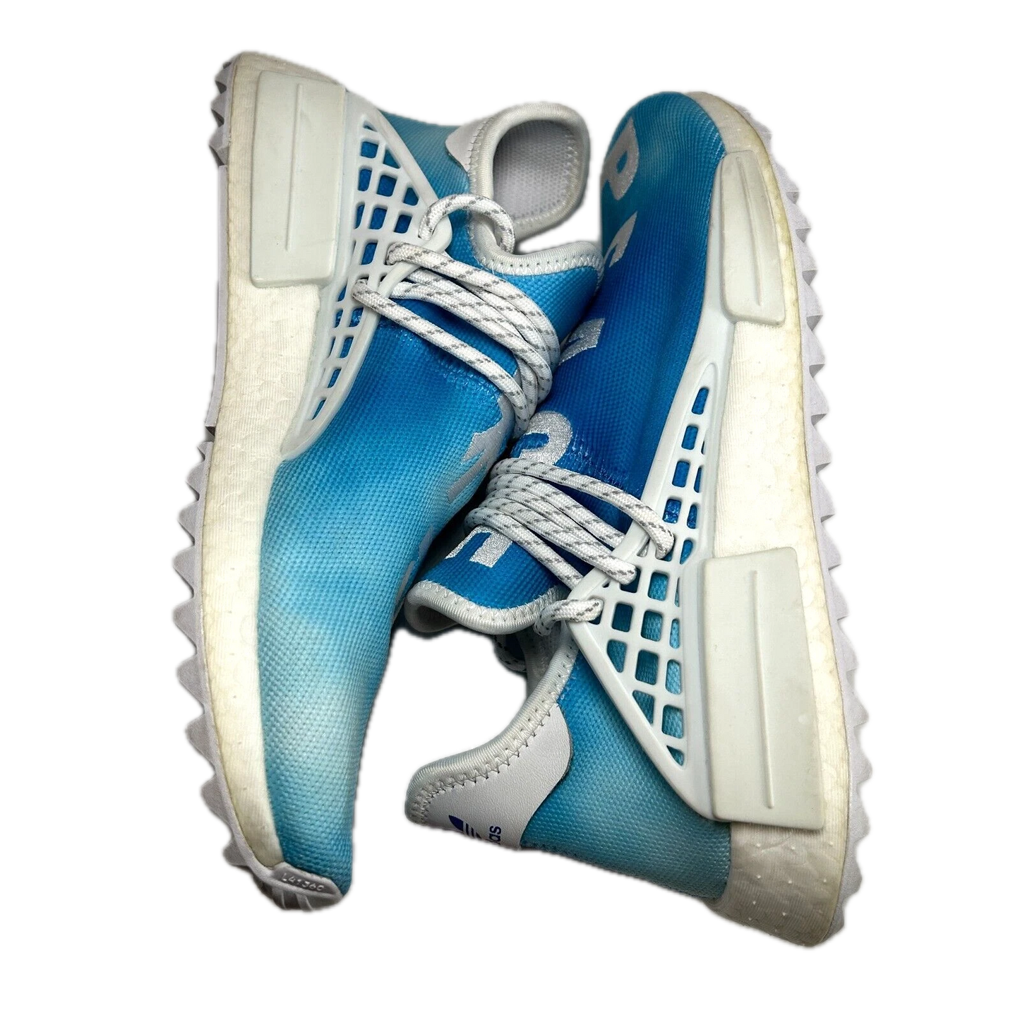 F99763 adidas Pharrell NMD HU China Pack Peace (Blue) [USED] - 7 M (used) (No Box)