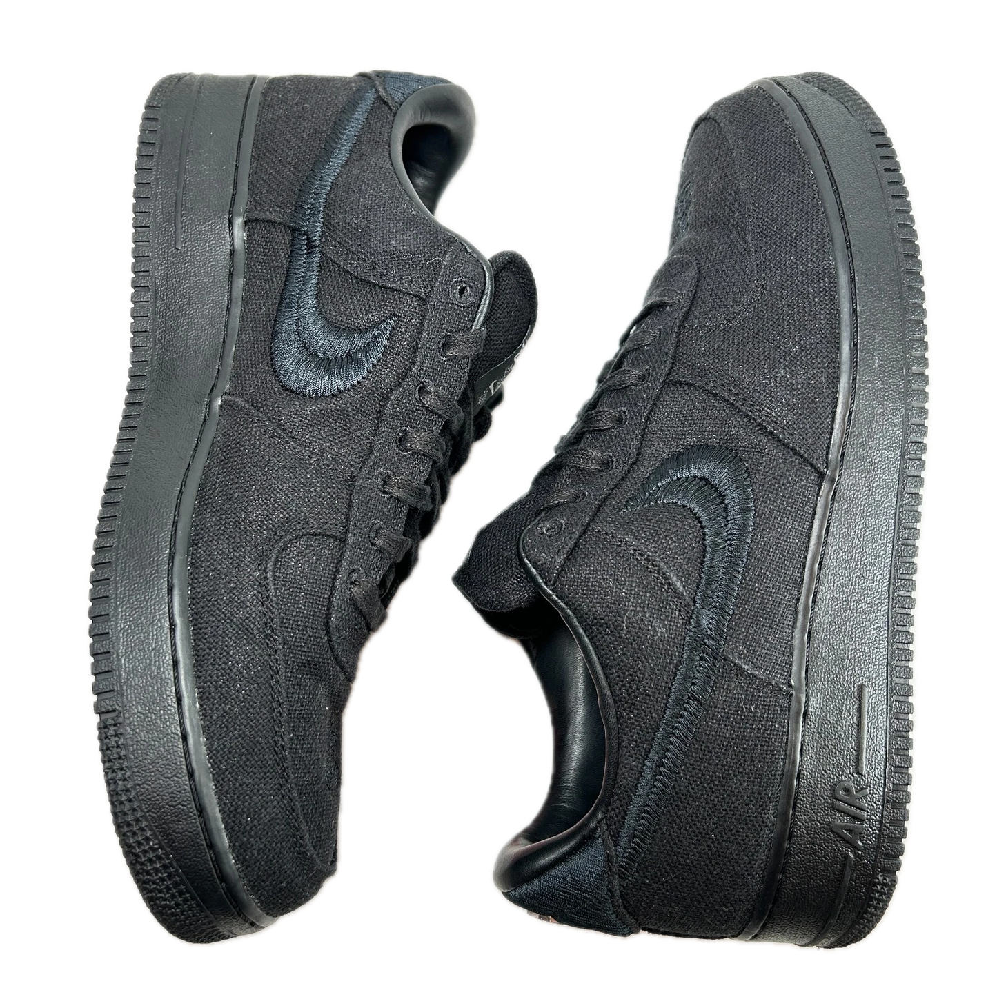CZ9084 001 Nike Air Force 1 Low Stussy Black [USED] - 13 M (Used)