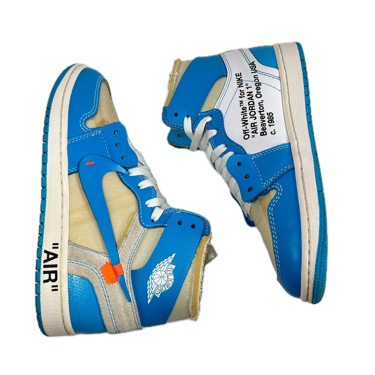 AQ0818 148 Jordan 1 Retro High Off-White UNC [USED] - 7.5 M (Used2)