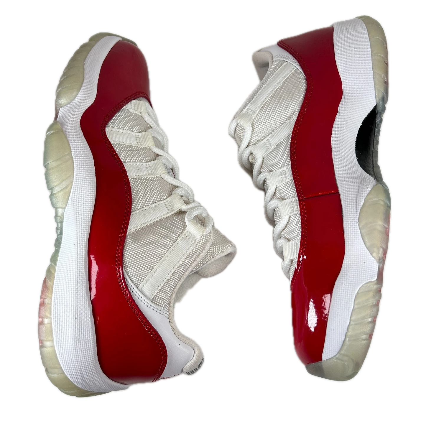 528895 102 Jordan 11 Retro Low Cherry (2016) - 8 M (Yellowing Soles)