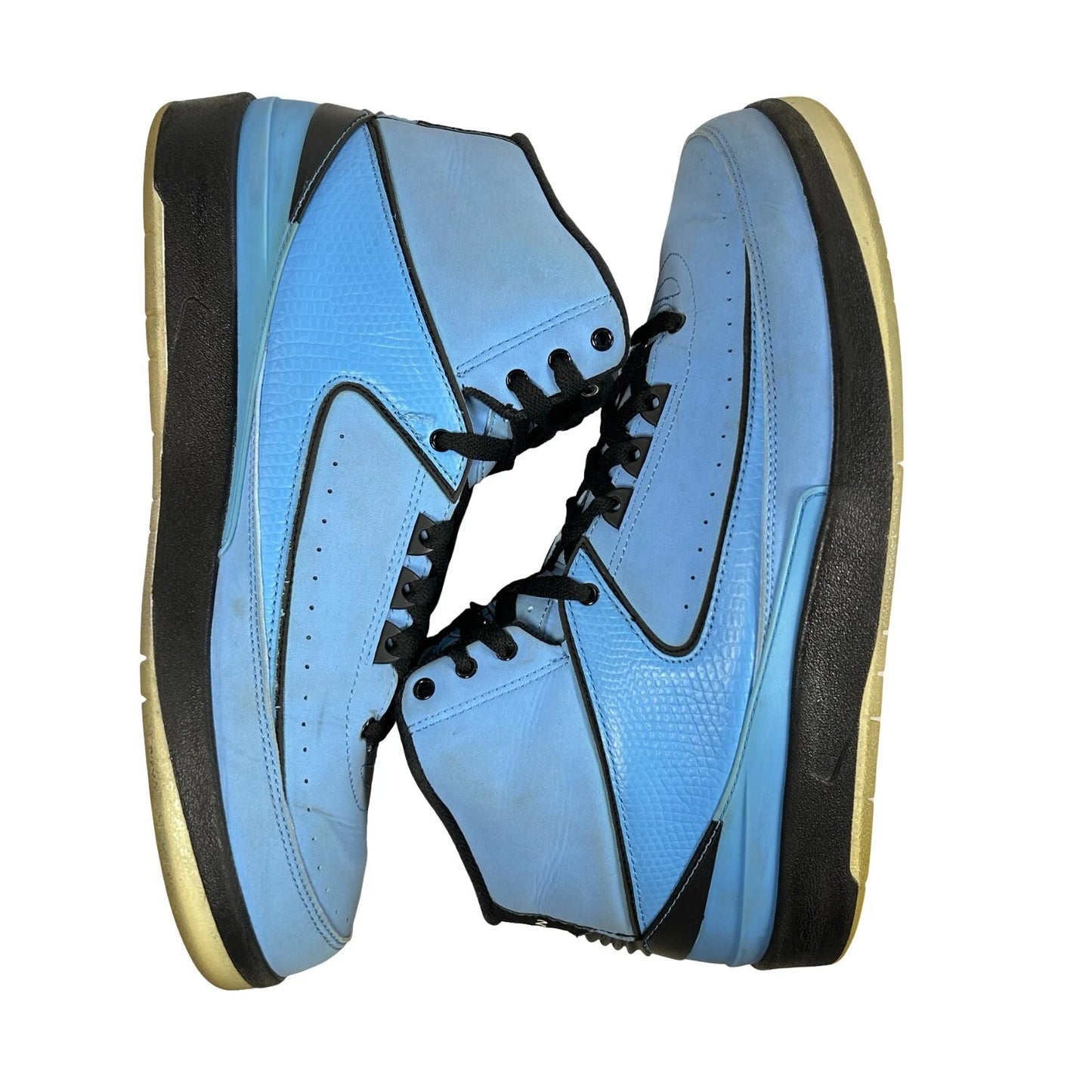 395709 401 Air Jordan 2 Retro QF University Blue Black (2010) [USED] - 10.5 M (Used)