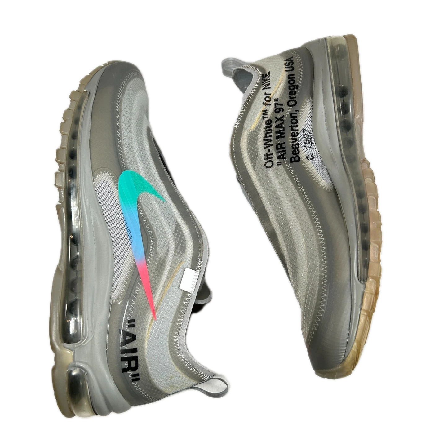 AJ4585 101 Nike Air Max 97 Off-White Menta [USED] - 10 M (Used)