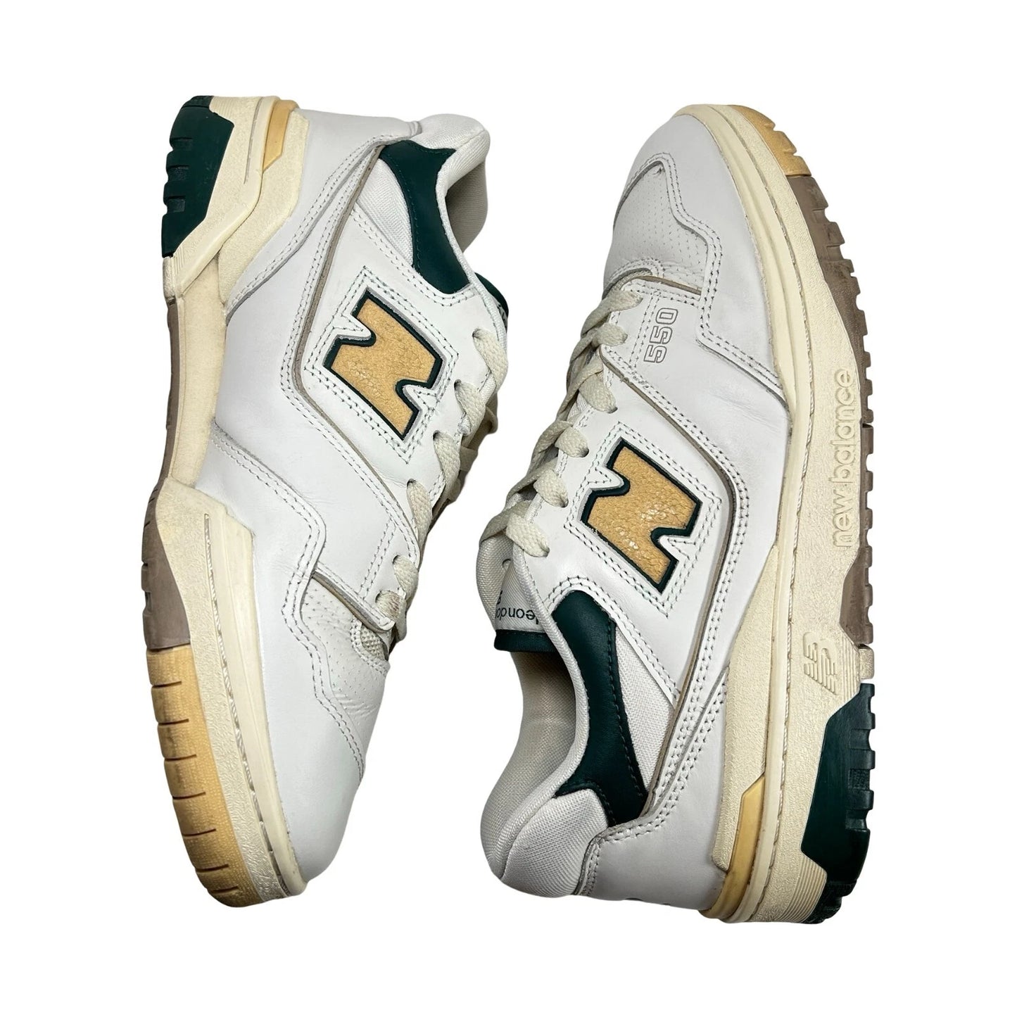 BB550A2 Aime Leon Dore New Balance 550 Natural Green [USED] - 9 M (Used2)
