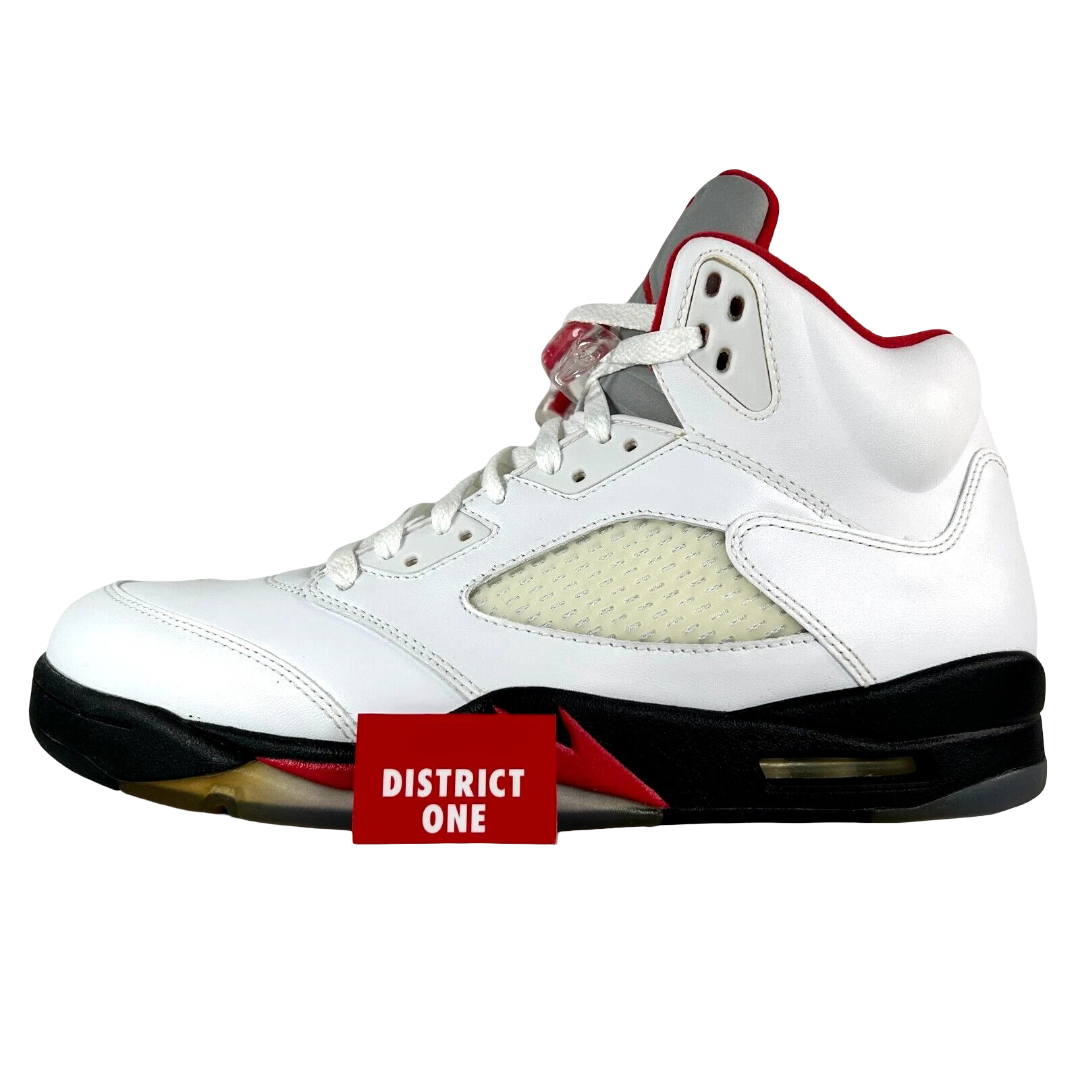 136027 100 Jordan 5 Retro Fire Red (2013) [CONDITIONAL] - 8.5 M (Yellowing)