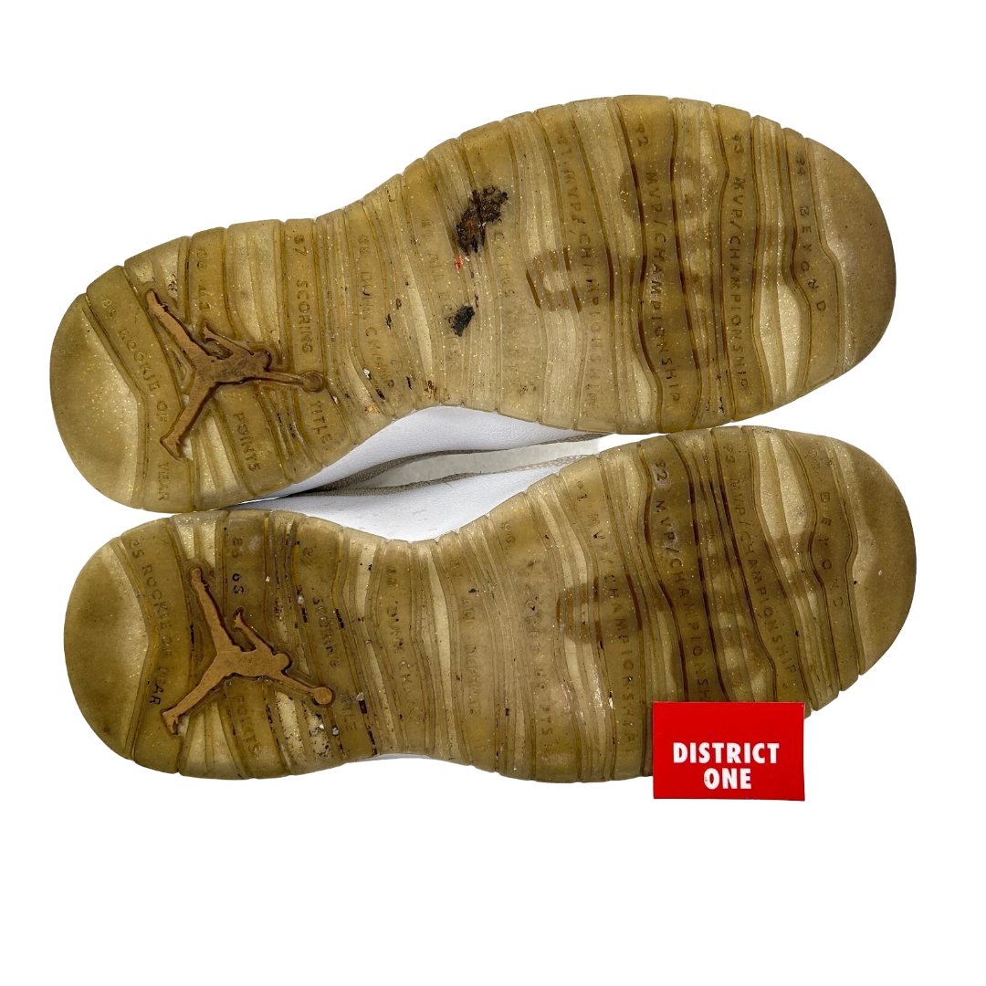 819955 100 Jordan 10 Retro Drake OVO White [USED] - 9.5 M (Used)