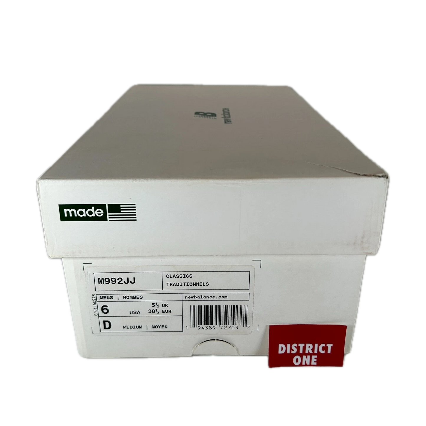 M992JJ New Balance 992 JJJJound Green [USED] - 6 M (Used)