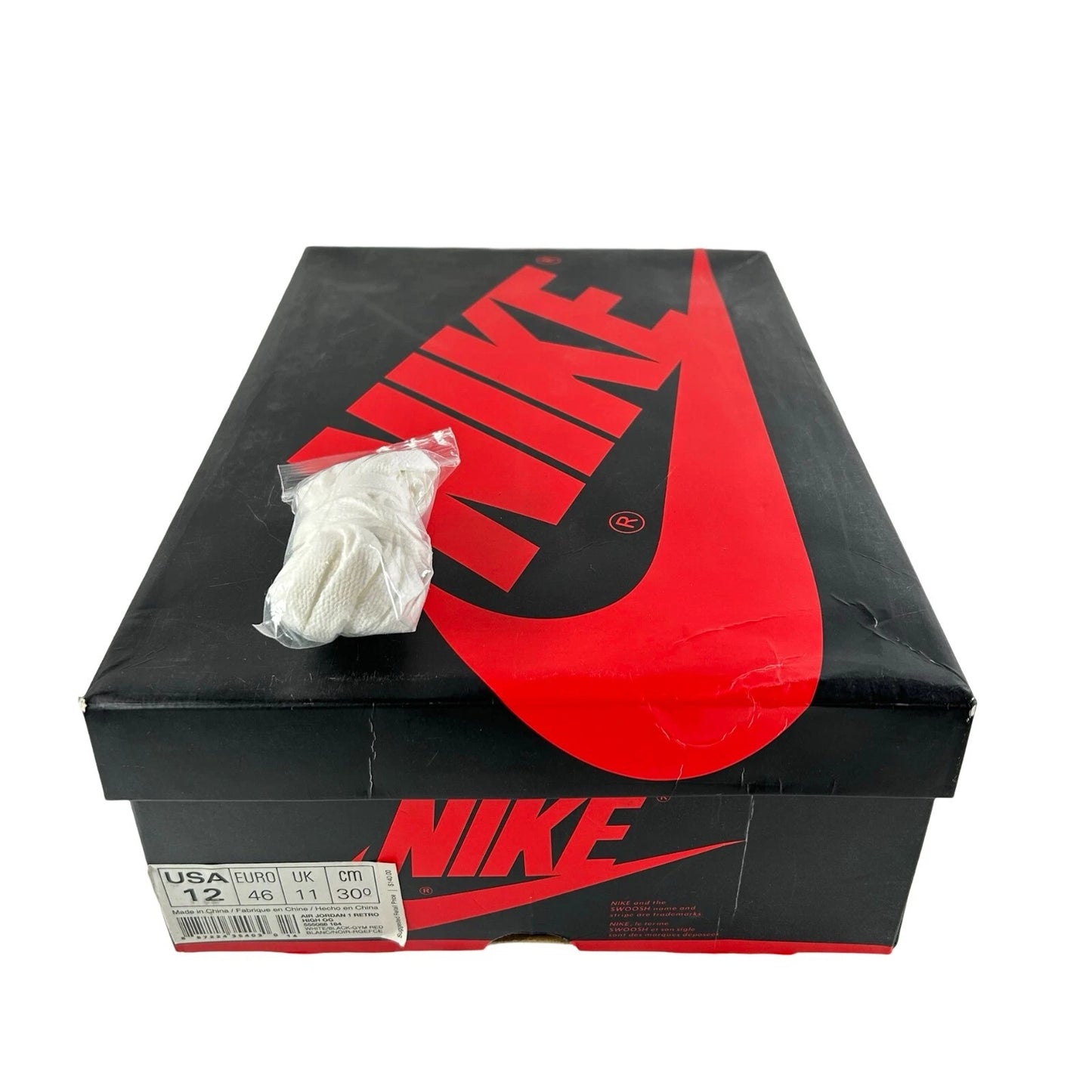 555088 184 Jordan 1 Retro Black Toe (2013) [USED] - 12 M (Used)