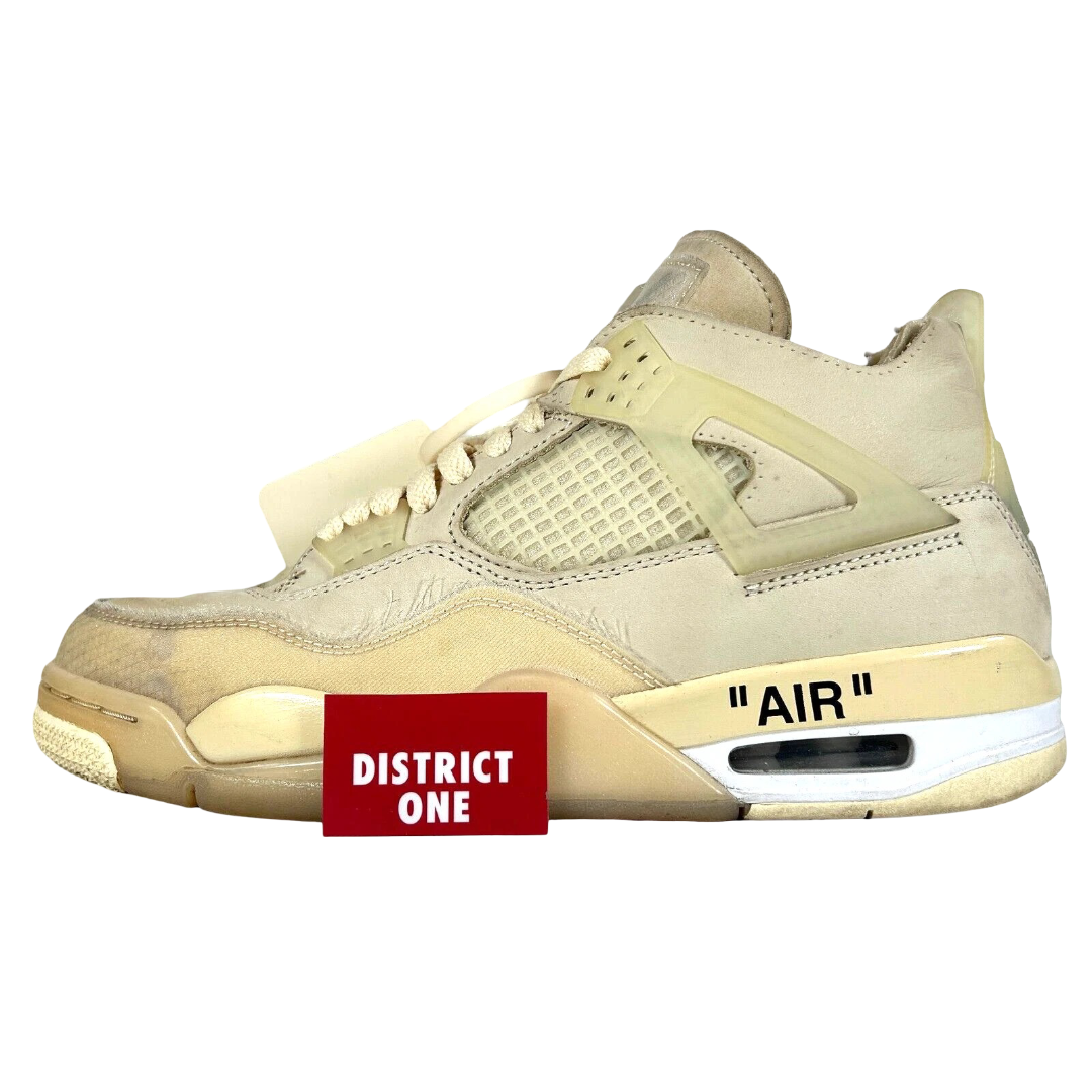 CV9388 100 Jordan 4 Off-White Sail [USED] - 8 W (Used)