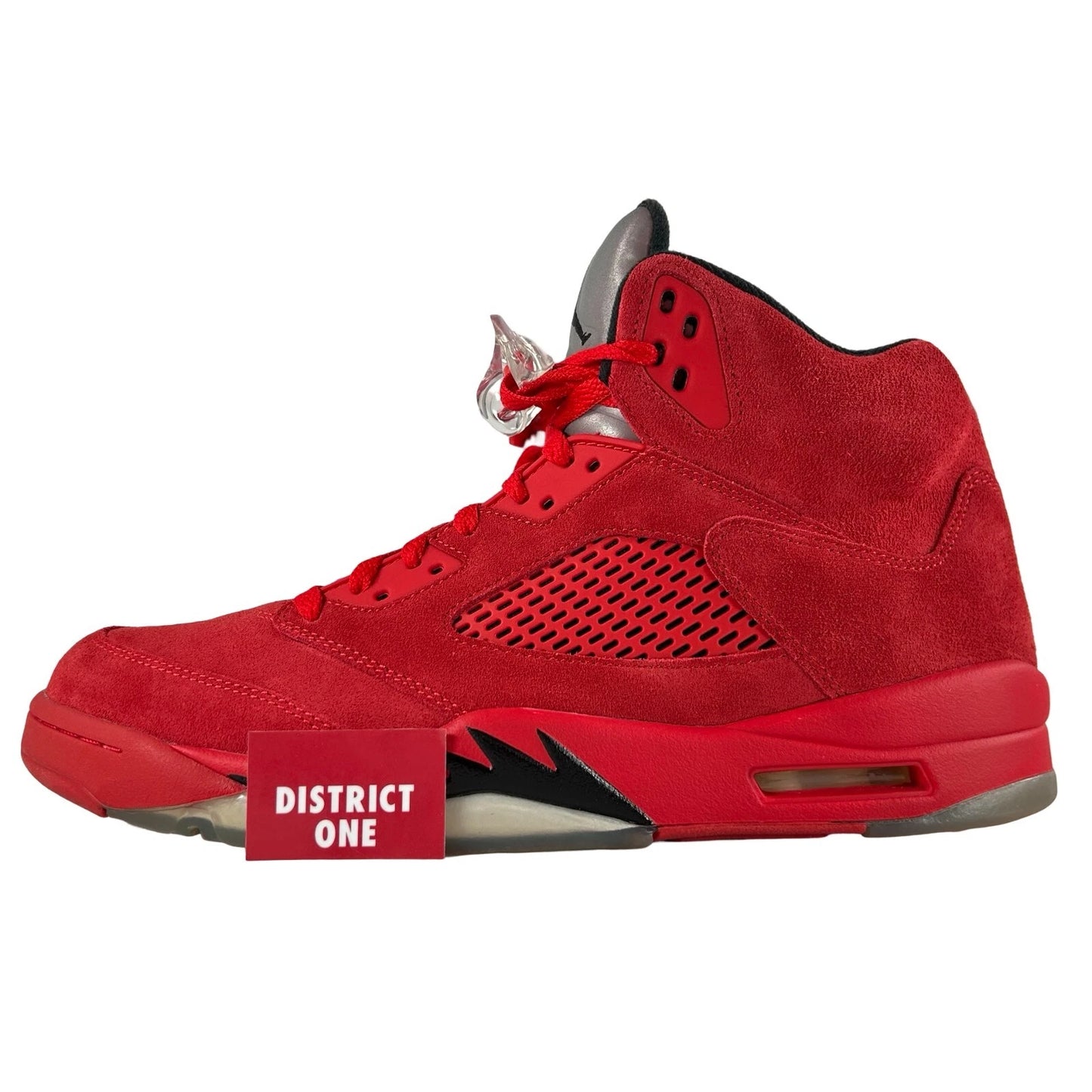136027 602 Air Jordan 5 Retro Red Suede - 11.5 M (Soles Yellowing)