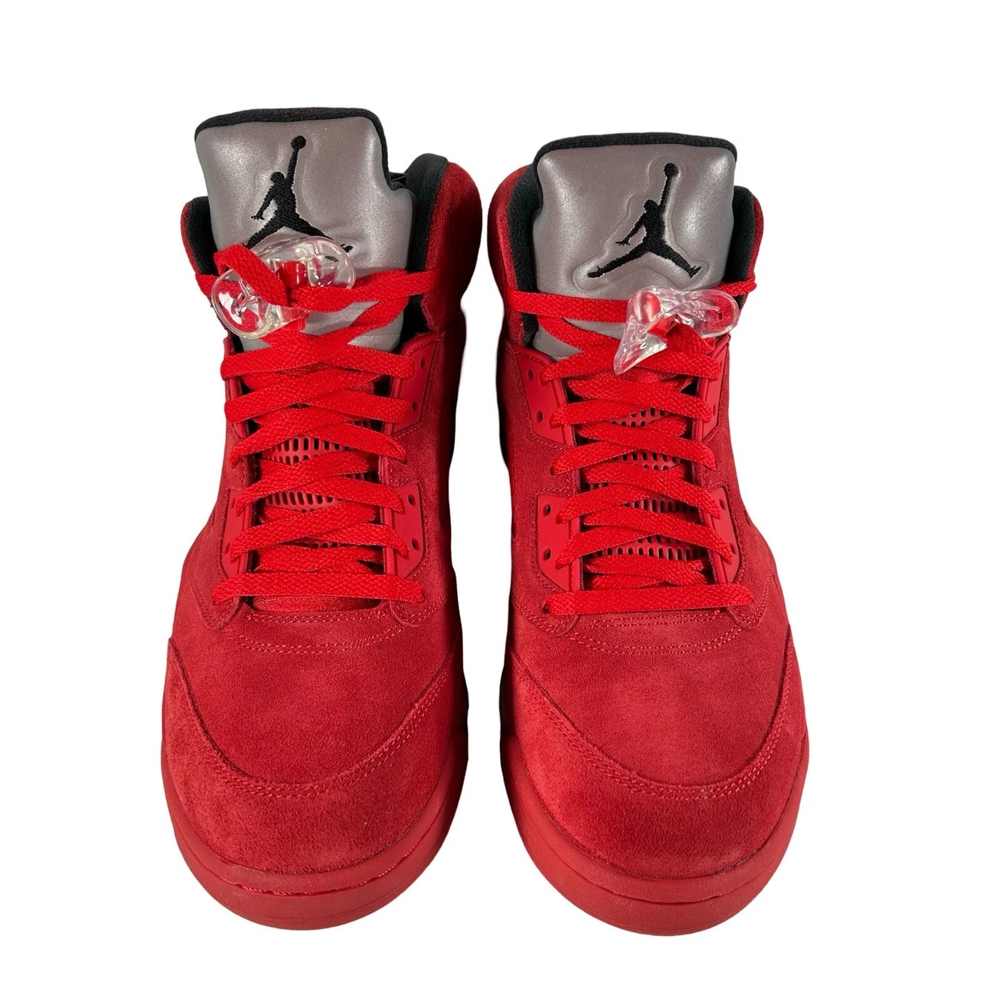 136027 602 Air Jordan 5 Retro Red Suede - 11.5 M (Soles Yellowing)