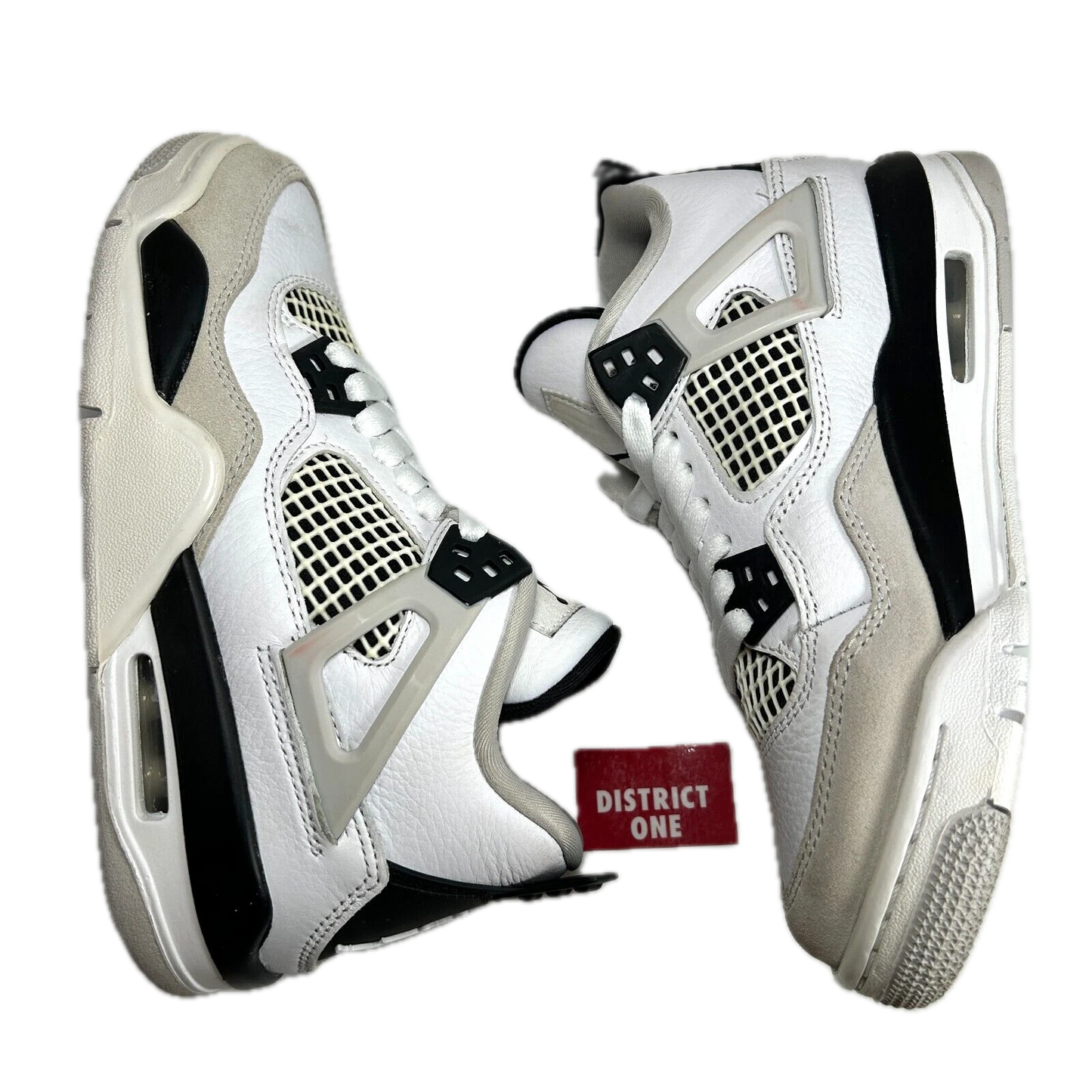 408452 111 Jordan 4 Retro Military Black (GS) [USED] - 4 Y (Used)