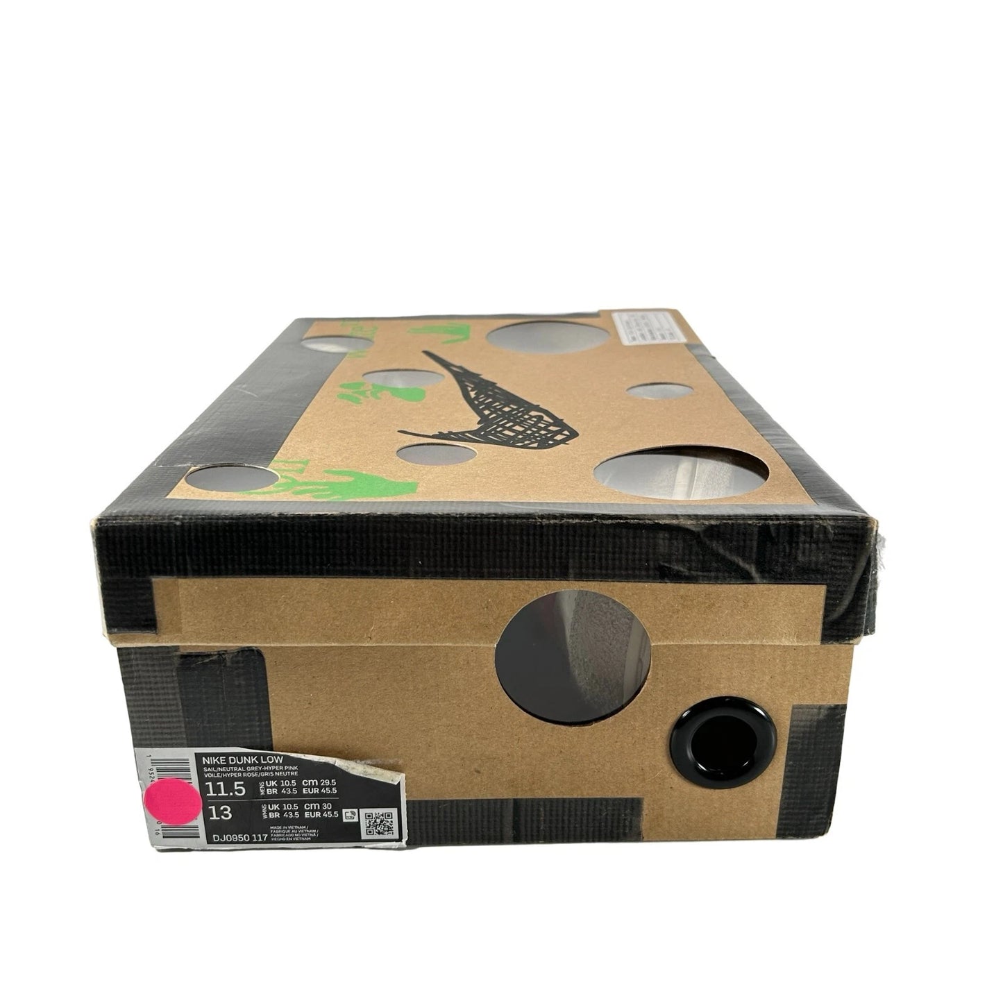 DJ0950 117 Nike Dunk Low Off-White Lot 17 [USED] - 11.5 M (Used)