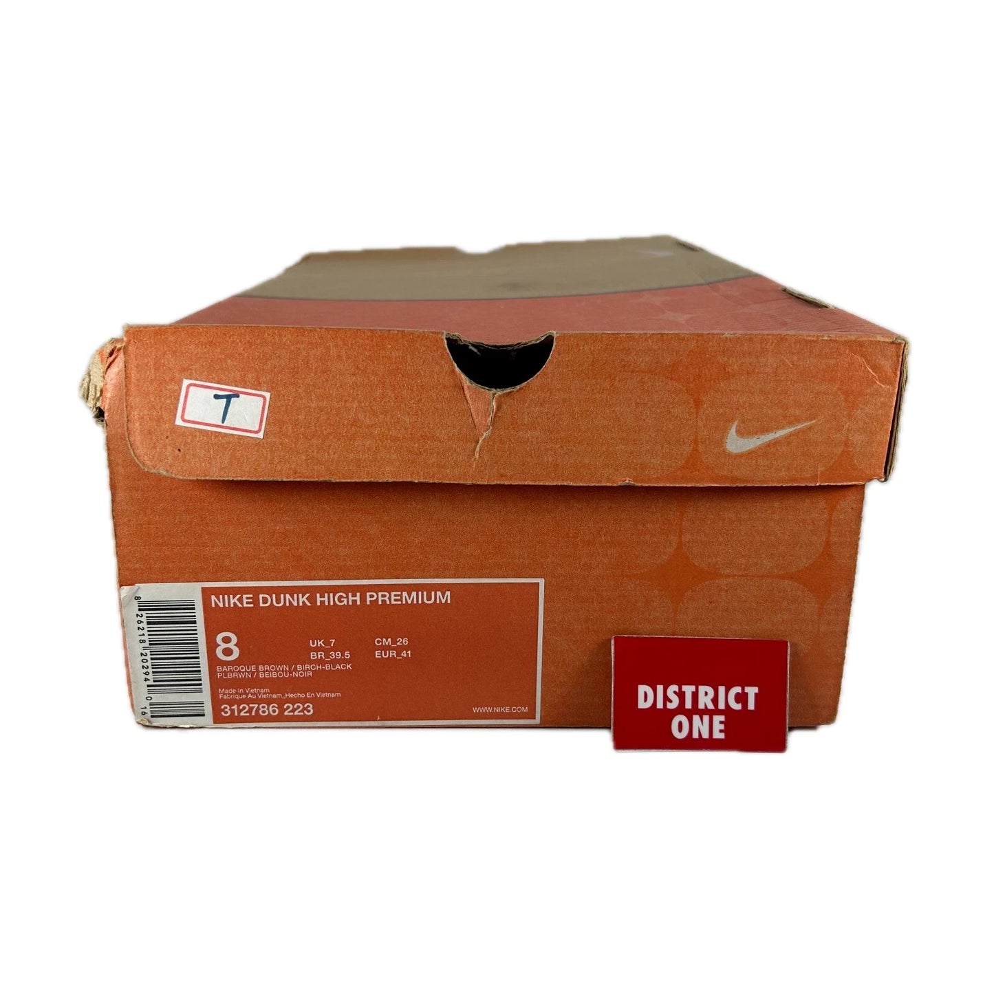 312786 223 Nike Dunk High Woodgrain (2006) [USED] - 8 M (Used)