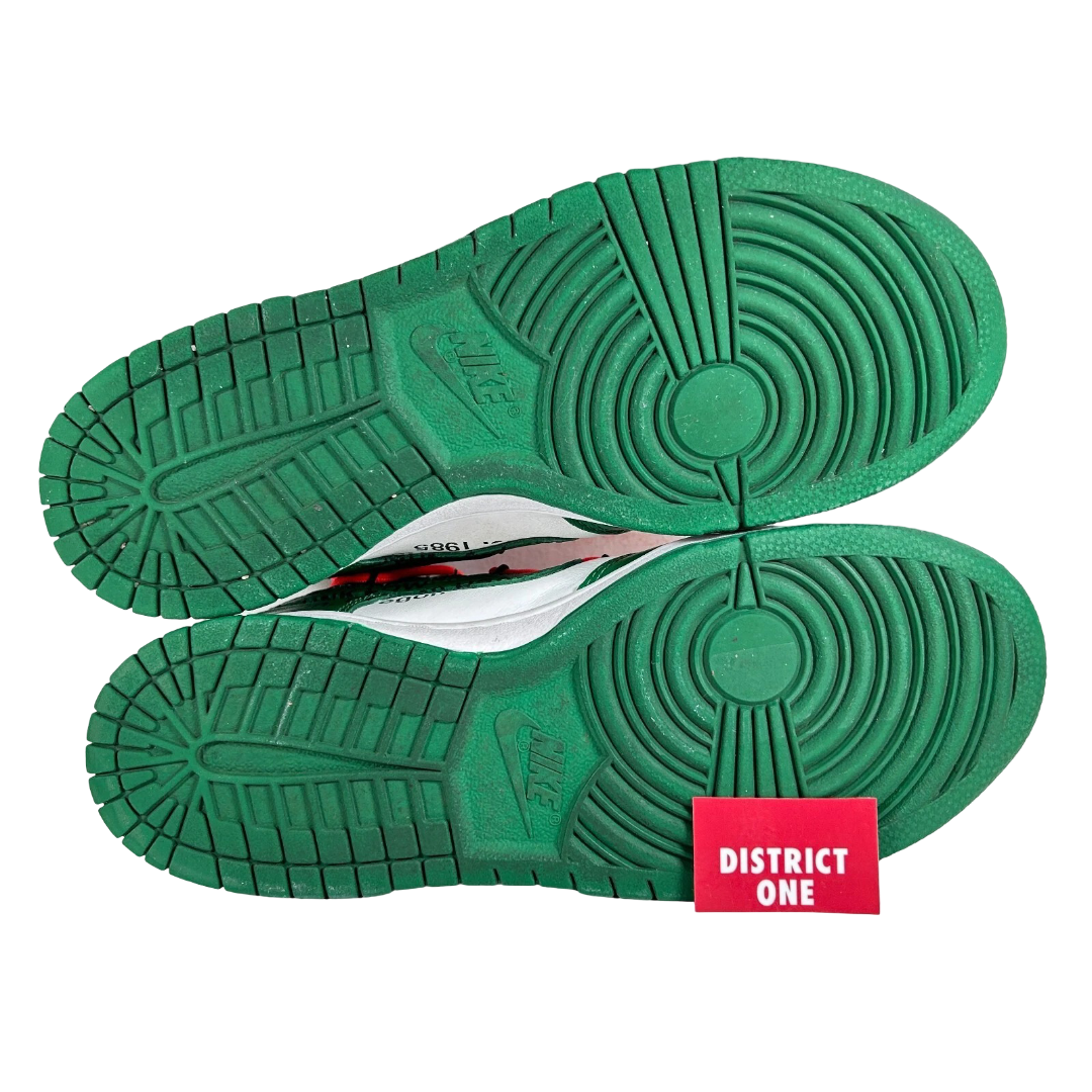 CT0856 100 Nike Dunk Low Off-White Green [USED] - 7 M (Used)