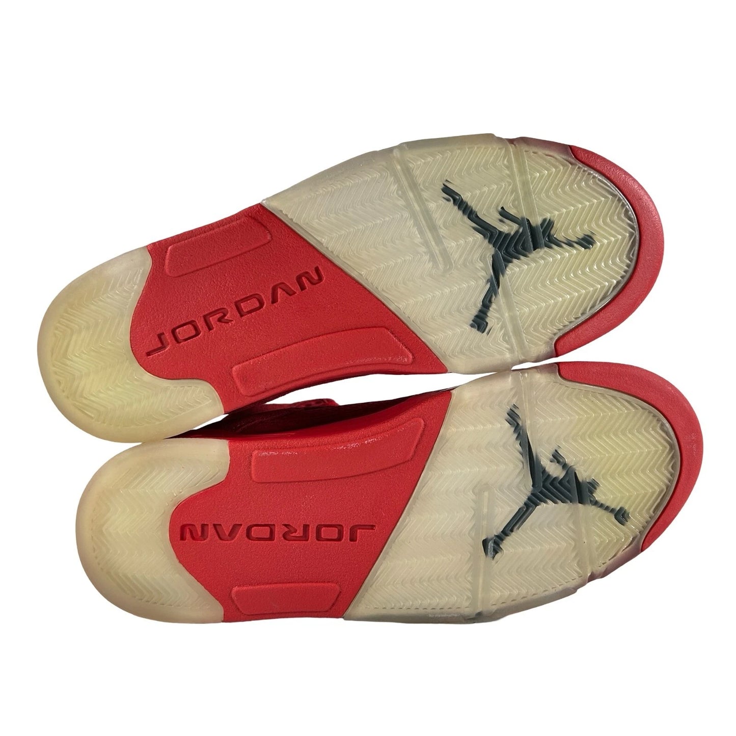136027 602 Air Jordan 5 Retro Red Suede - 11.5 M (Soles Yellowing)