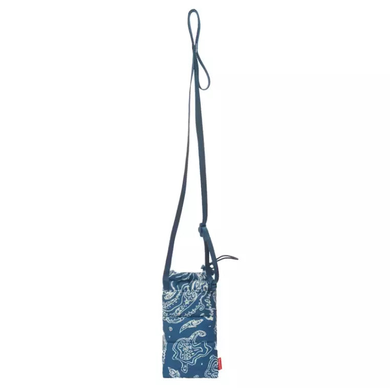 Supreme Puffer Neck Pouch Blue Paisley FW22