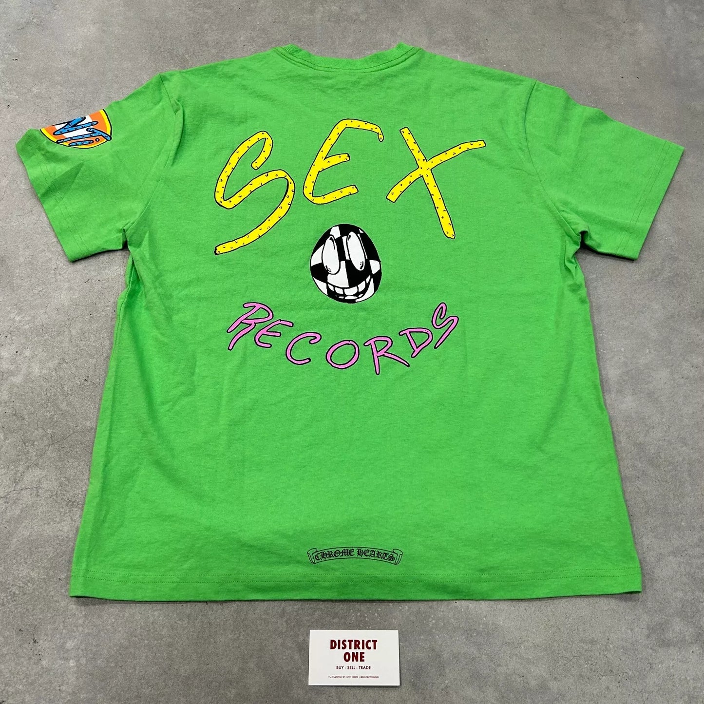 Chrome Hearts Matty Boy Sex Records T-shirt Citrus