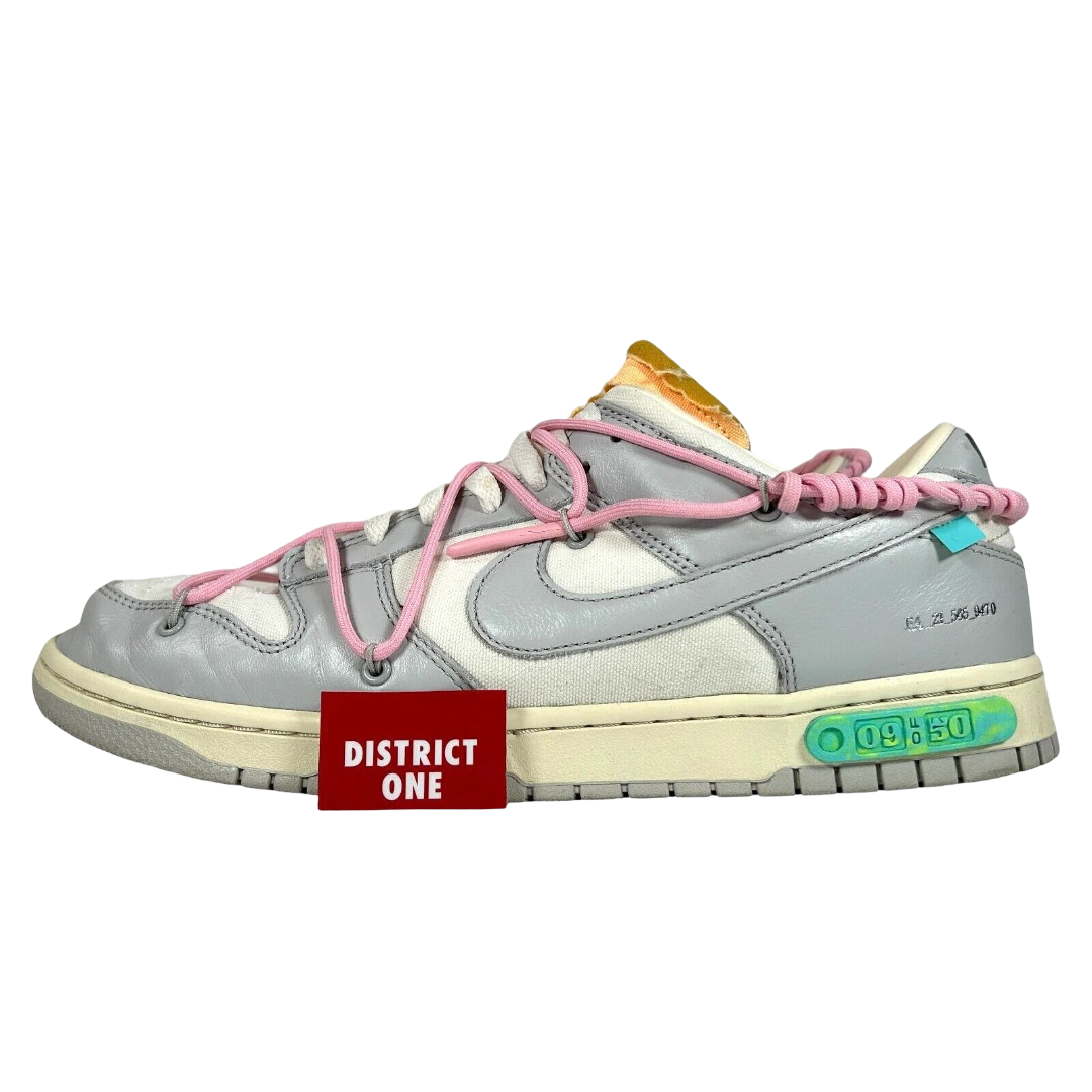 DM1602 109 Nike Dunk Low Off-White Lot 9 [USED] - 12 M (Used)