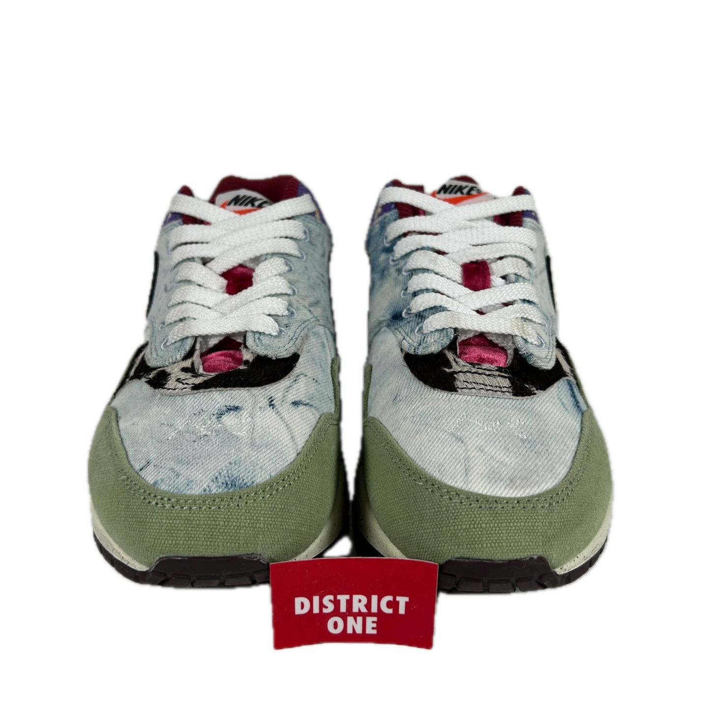 DN1803 300 Nike Air Max 1 Concepts Denim Olive Canvas [USED] - 7.5 M (Used)