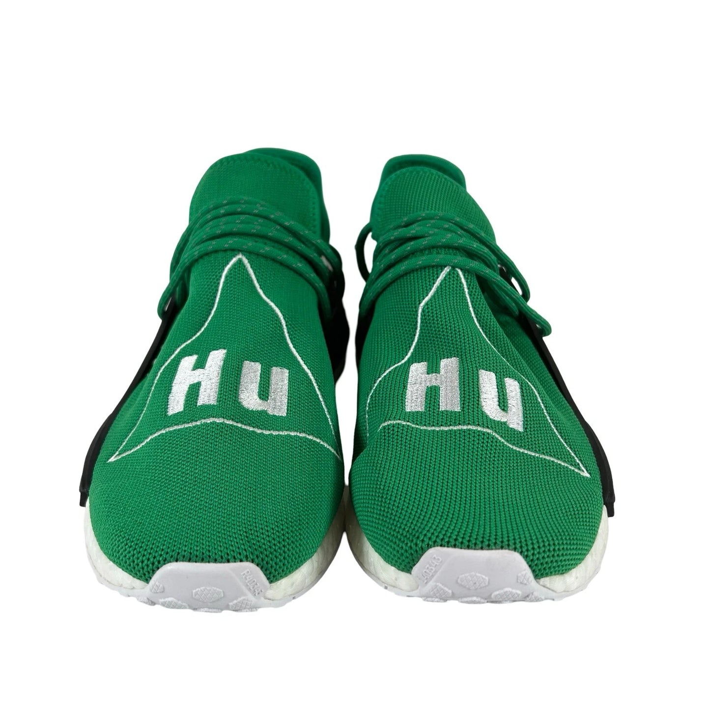 BB0620 adidas NMD R1 Pharrell HU Green - 8 M (Midsoles Yellowing2)