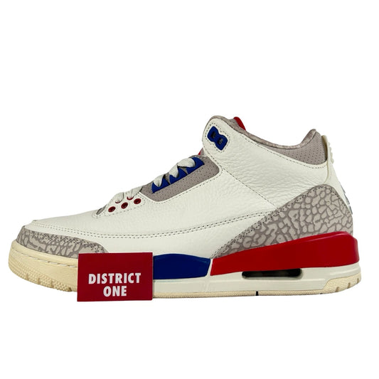 136064 140 Air Jordan 3 Retro International Flight - 8.5 M (Soles Yellowing) (Replace Box)
