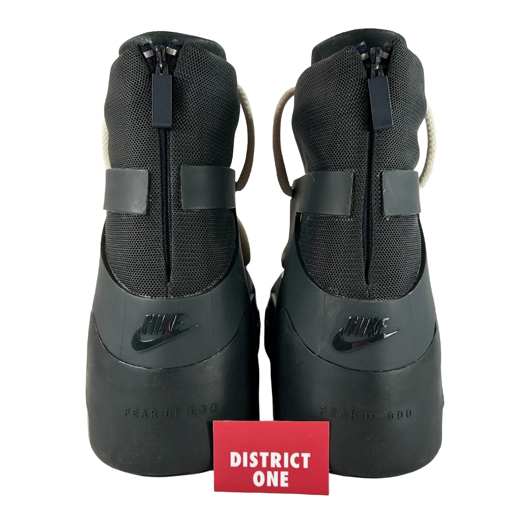 AR4237 005 Nike Air Fear of God 1 Triple Black [USED] - 9.5 M (Used2)