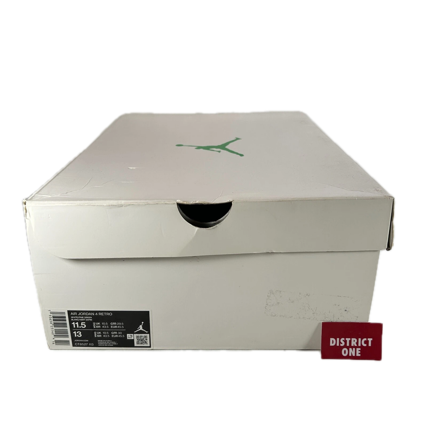CT8527 113 Jordan 4 Retro Metallic Green [USED] - 11.5 M (Used)