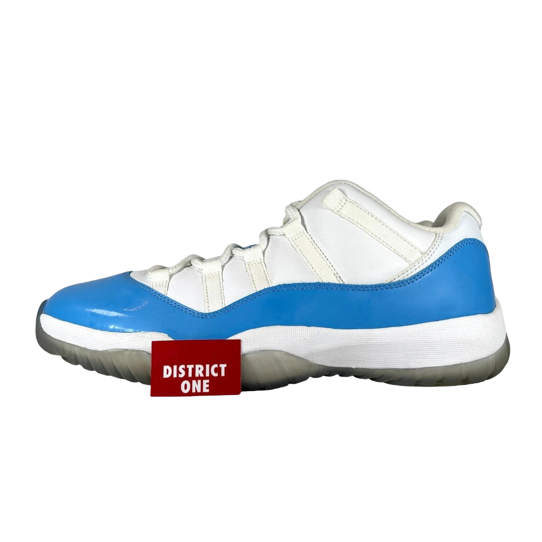 528895 106 Jordan 11 Retro Low University Blue (2017) - 11 M (Yellowing)