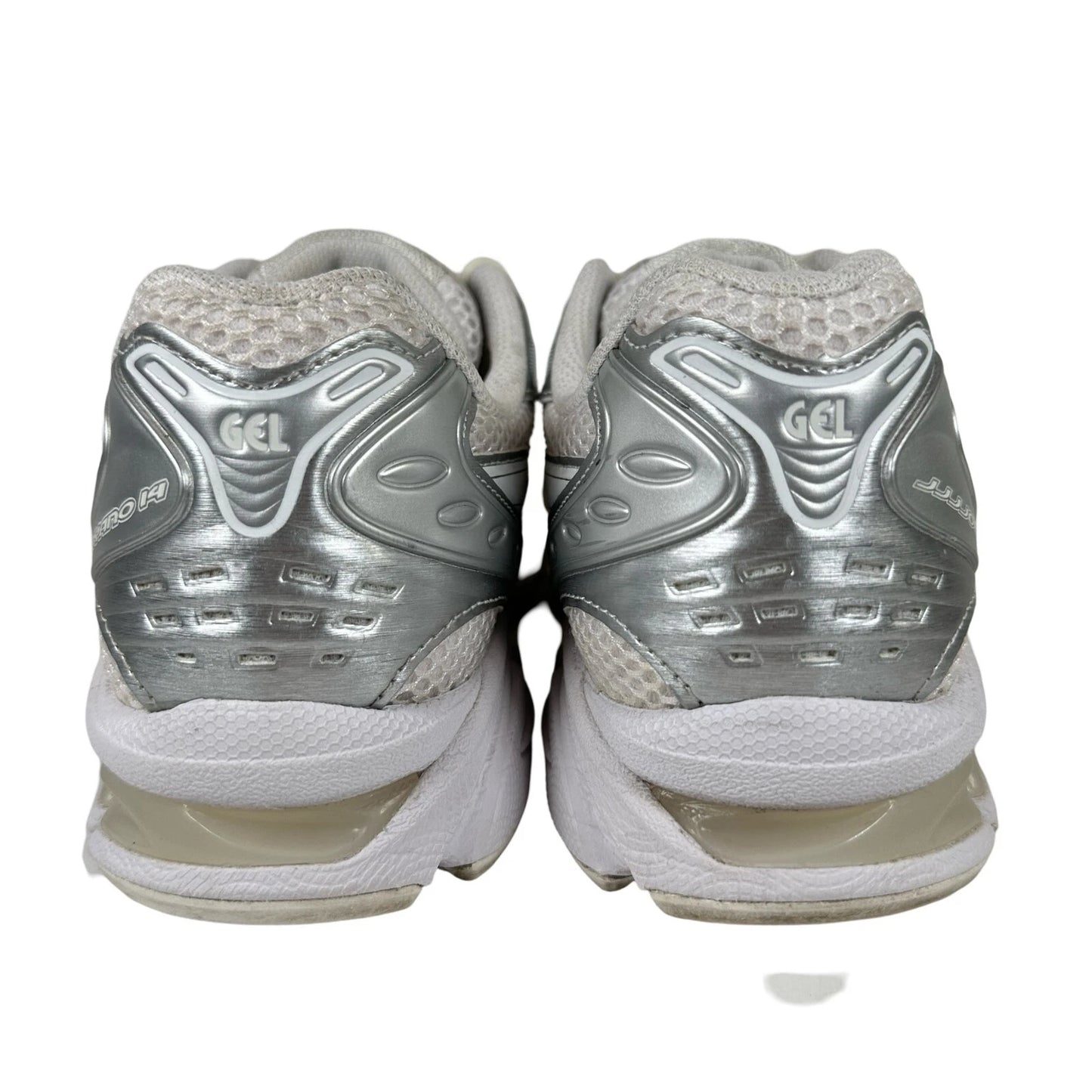 1201A457 100 ASICS Gel-Kayano 14 JJJJound Silver White [USED] - 7 M (Used)