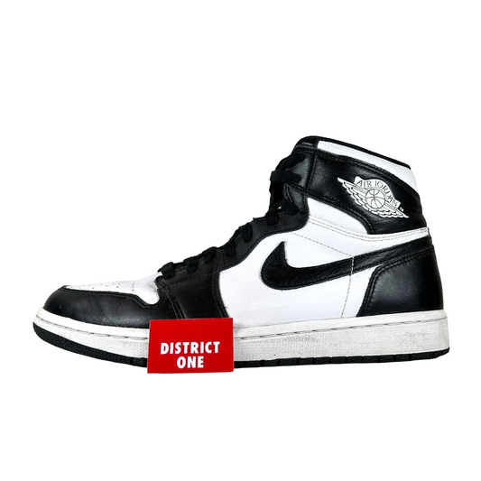555088 010 Jordan 1 Retro Black White (2014) [USED] - 9.5 M (Used)