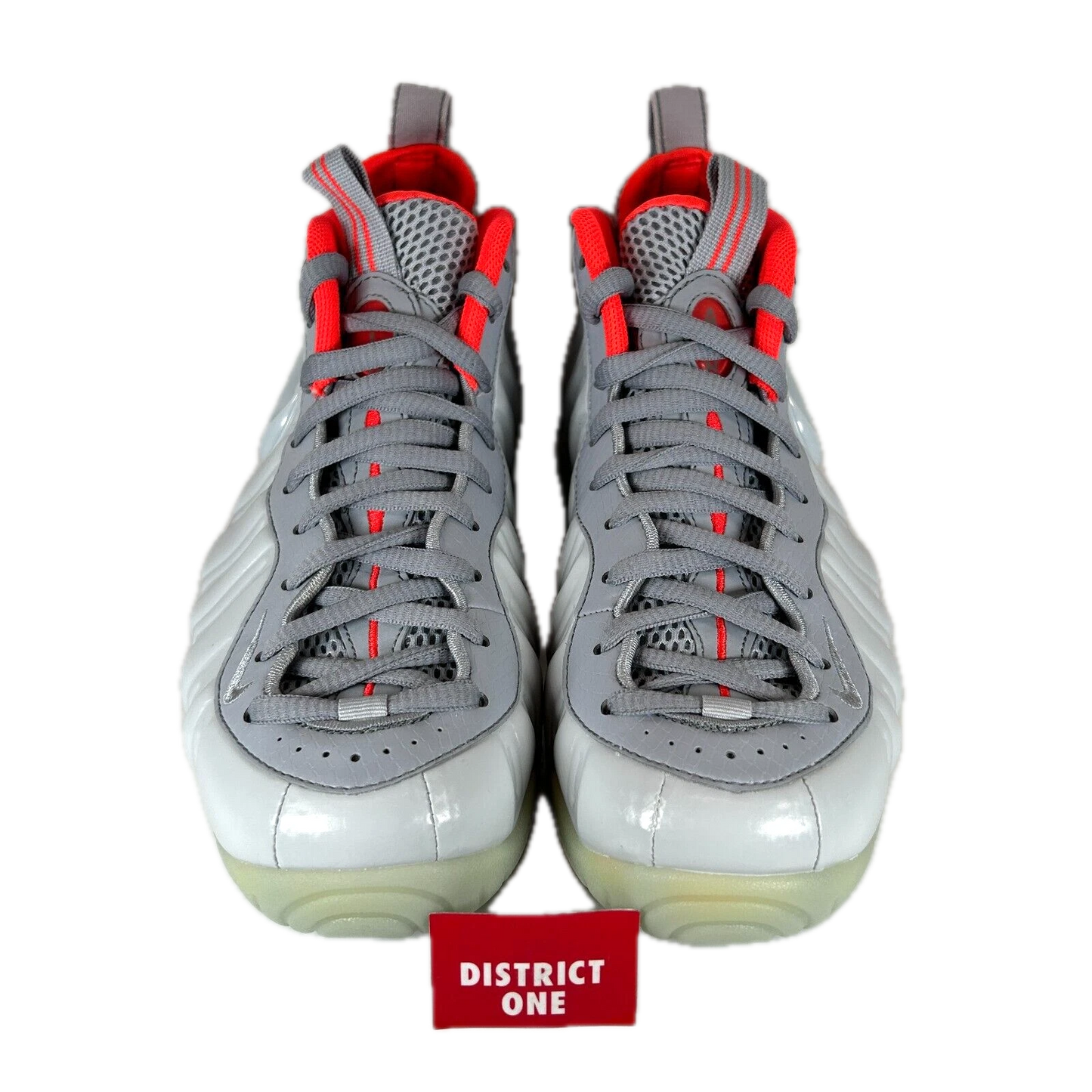 616750 003 Nike Air Foamposite Pro Pure Platinum - 8 M (Yellowing Soles)