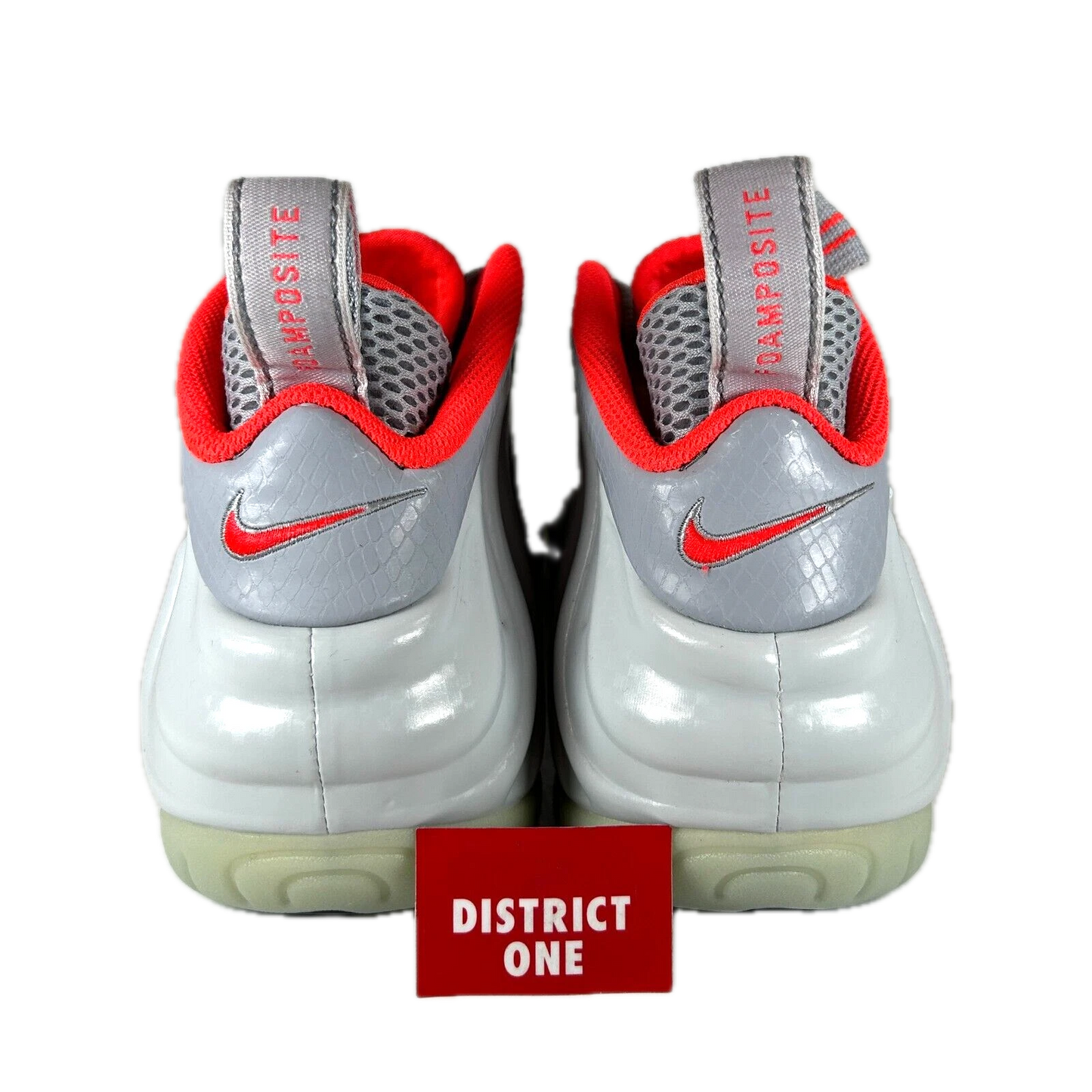 616750 003 Nike Air Foamposite Pro Pure Platinum - 8 M (Yellowing Soles)