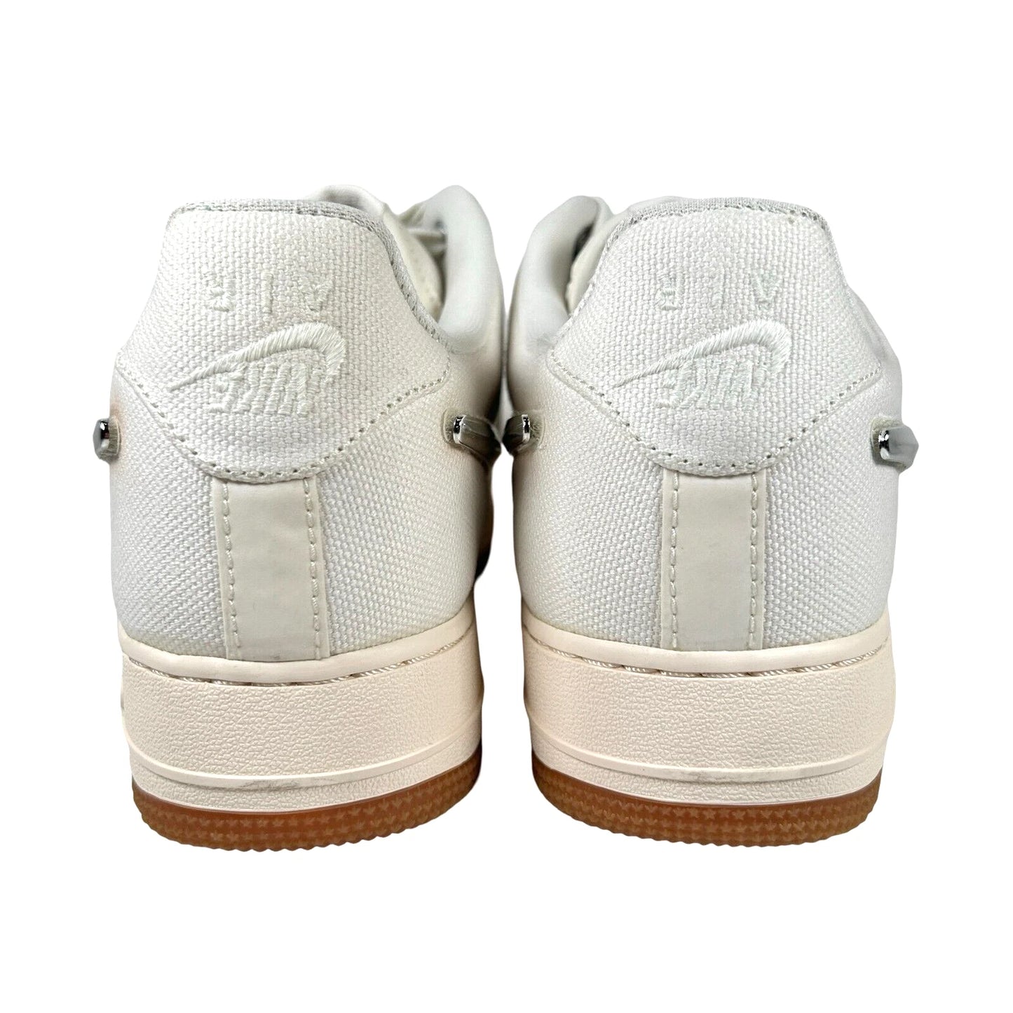 AQ4211 101 Nike Air Force 1 Low Travis Scott Sail - 8 M (Discoloration Around Swooshes)