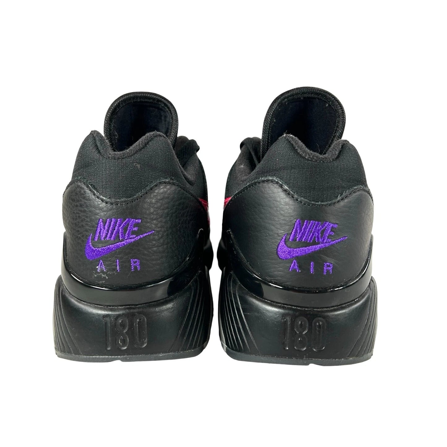 AQ9974 001 Nike Air Max 180 Black Pink Blast [USED] - 9 M (Used)